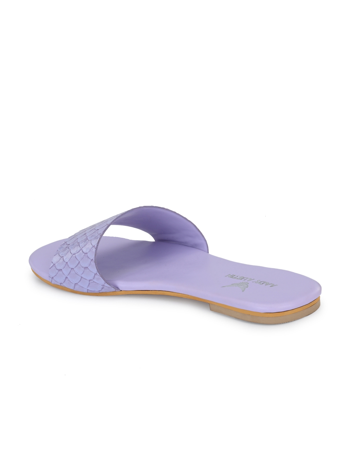 AADY AUSTIN | Aady Austin Lavender Open Toe Slider Flats for women 2