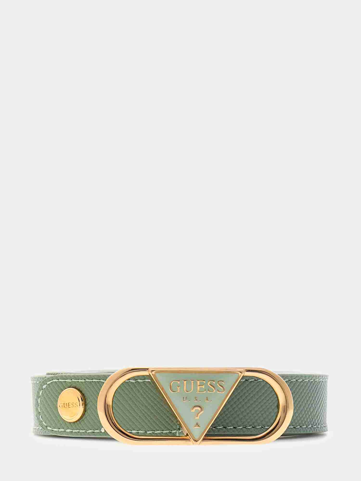 Guess Green Polyester Solid Women Belt