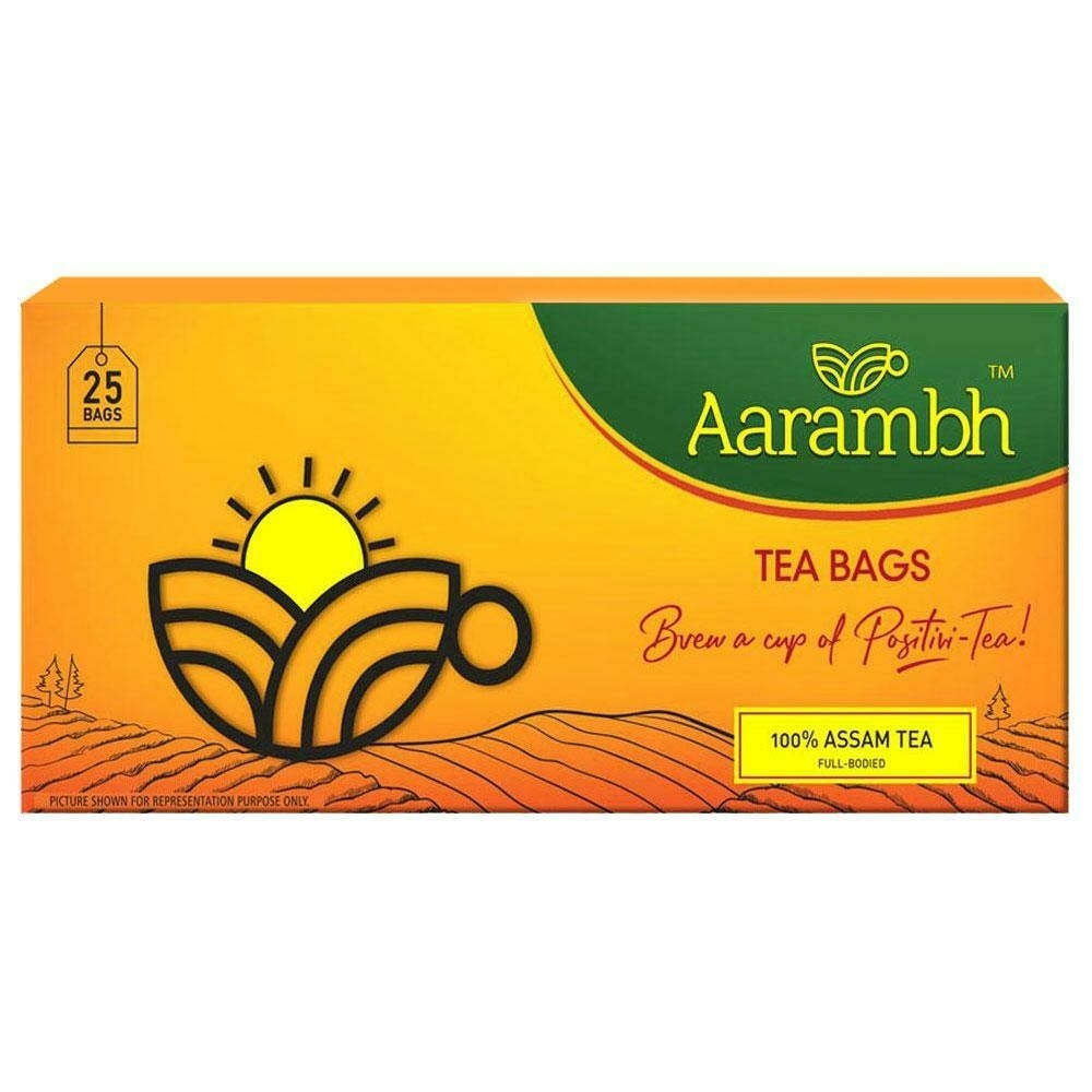 Aarambh 100% Assam Tea Bags 2 G (25 Pcs)