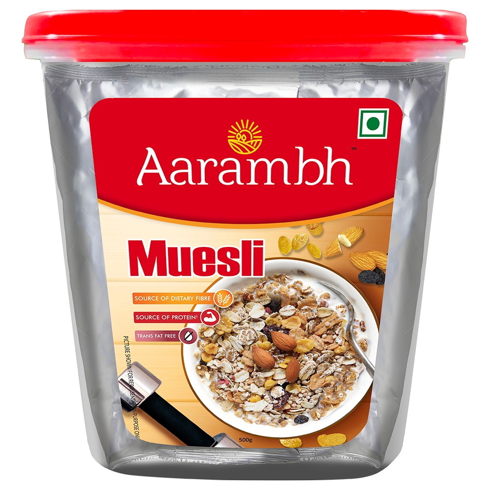 Aarambh Muesli Fruit And Nuts 500 G