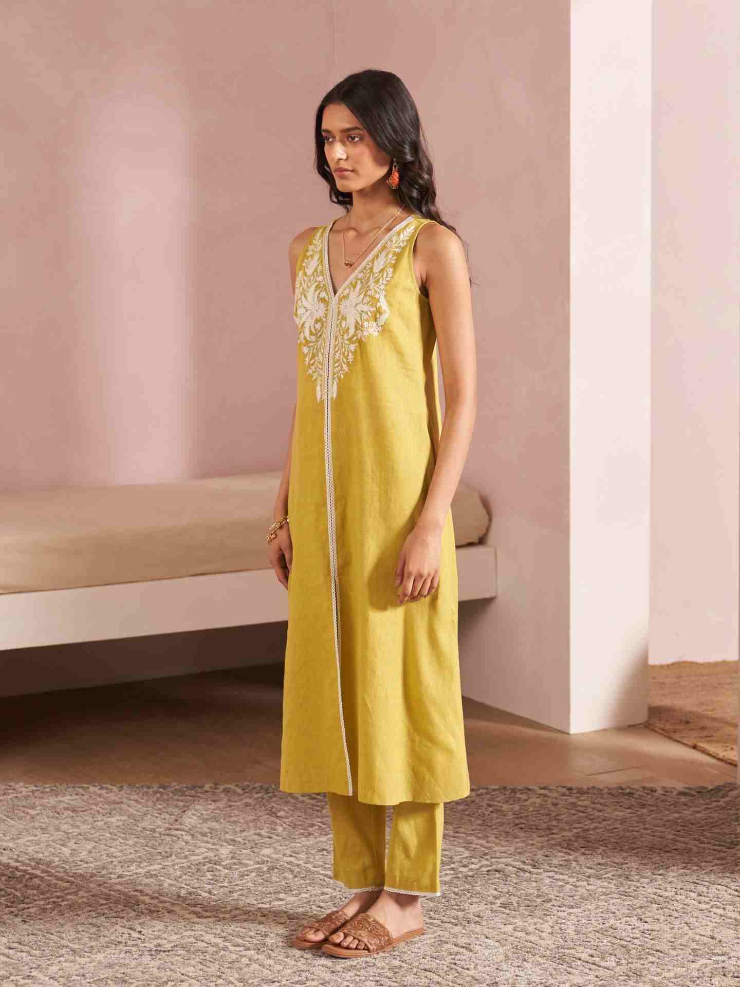 Green Bety Kurta Set