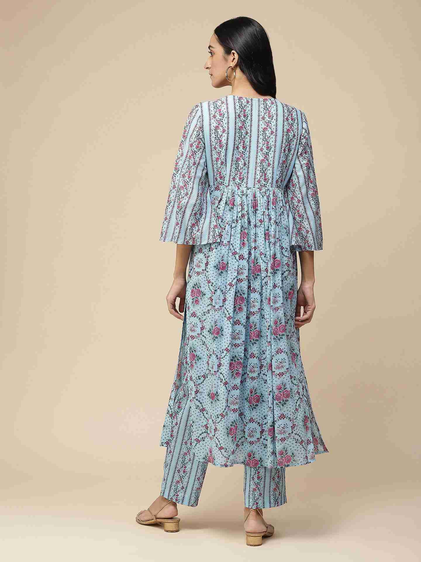 Blue Mahir Suit Set