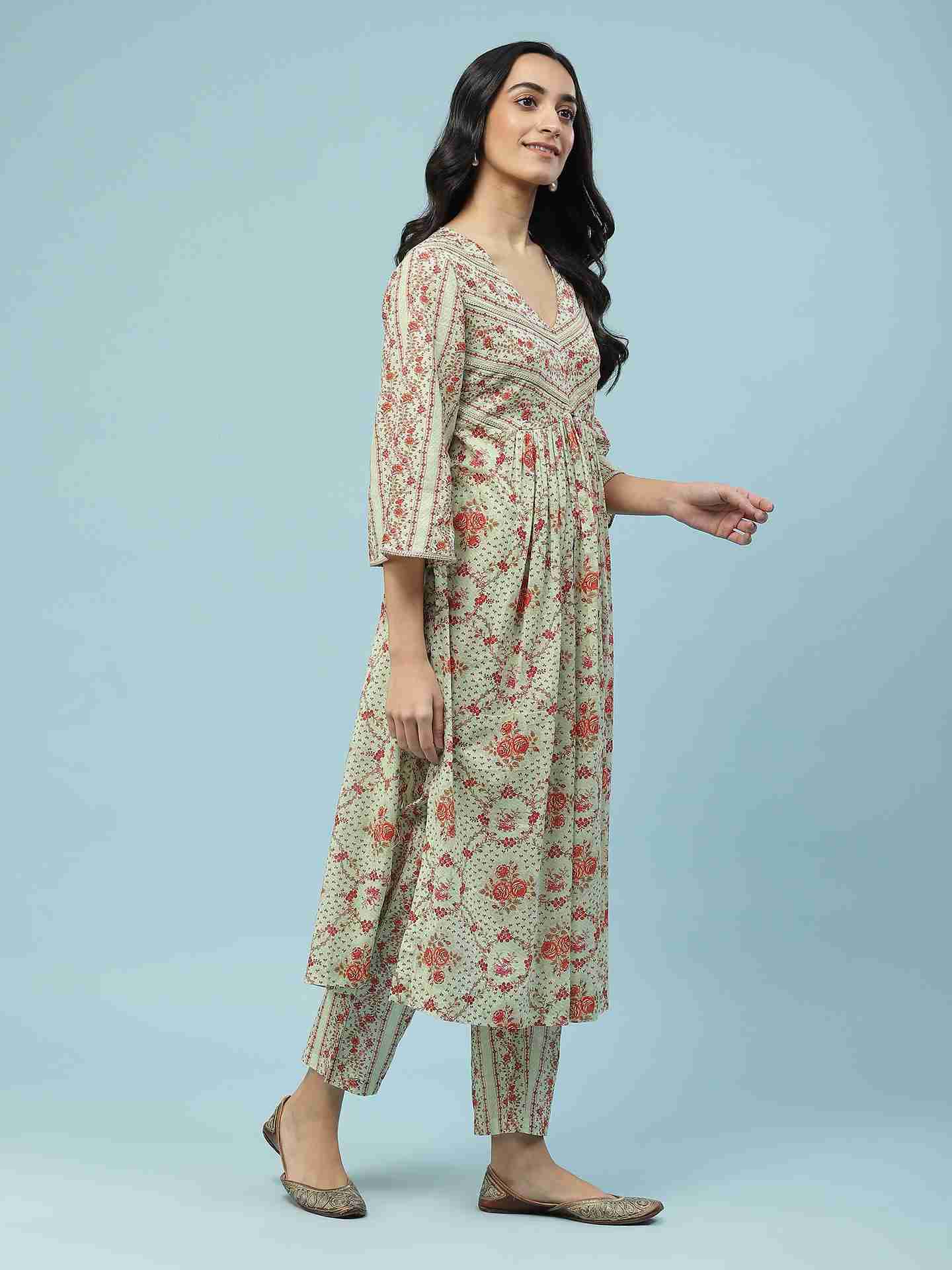 Green Mahir Suit Set