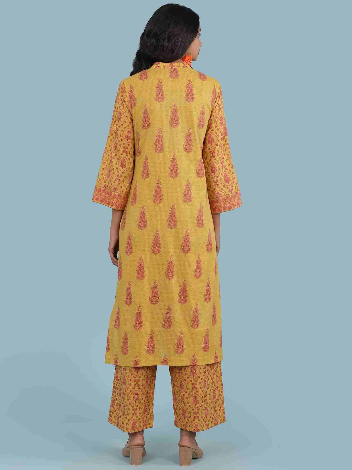 Yellow Parth Suit Set