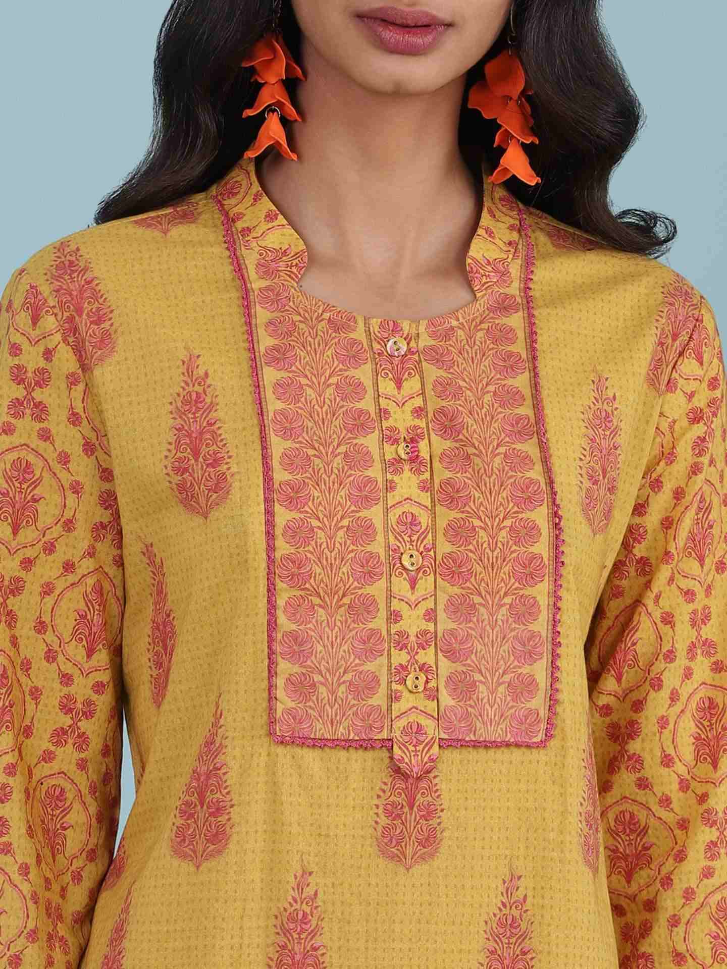 Yellow Parth Suit Set