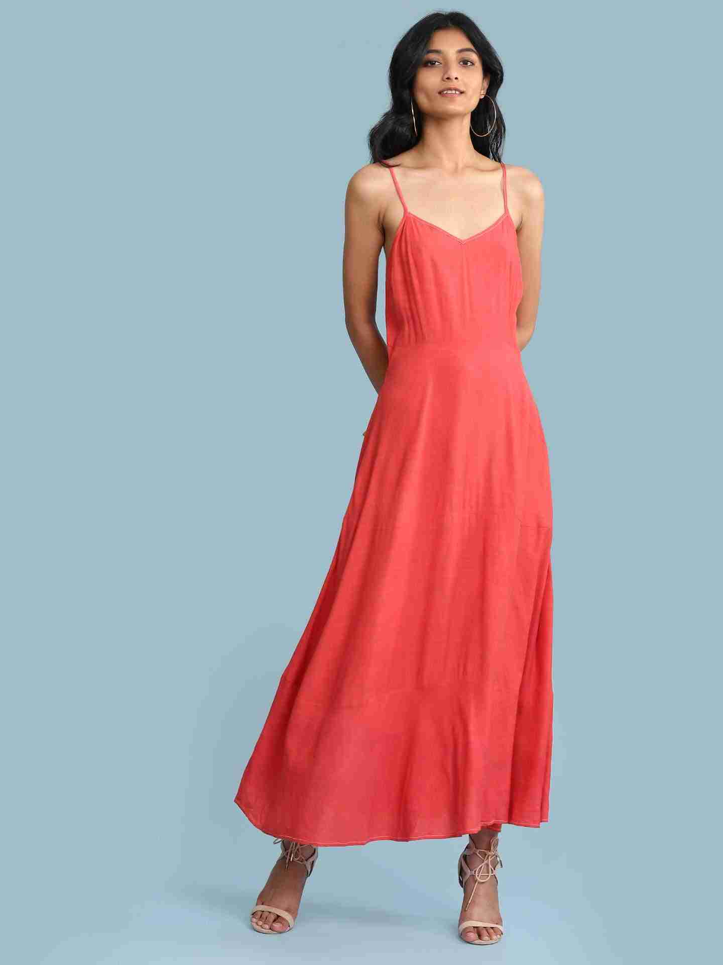 Ecru Tarini Print Long Dress