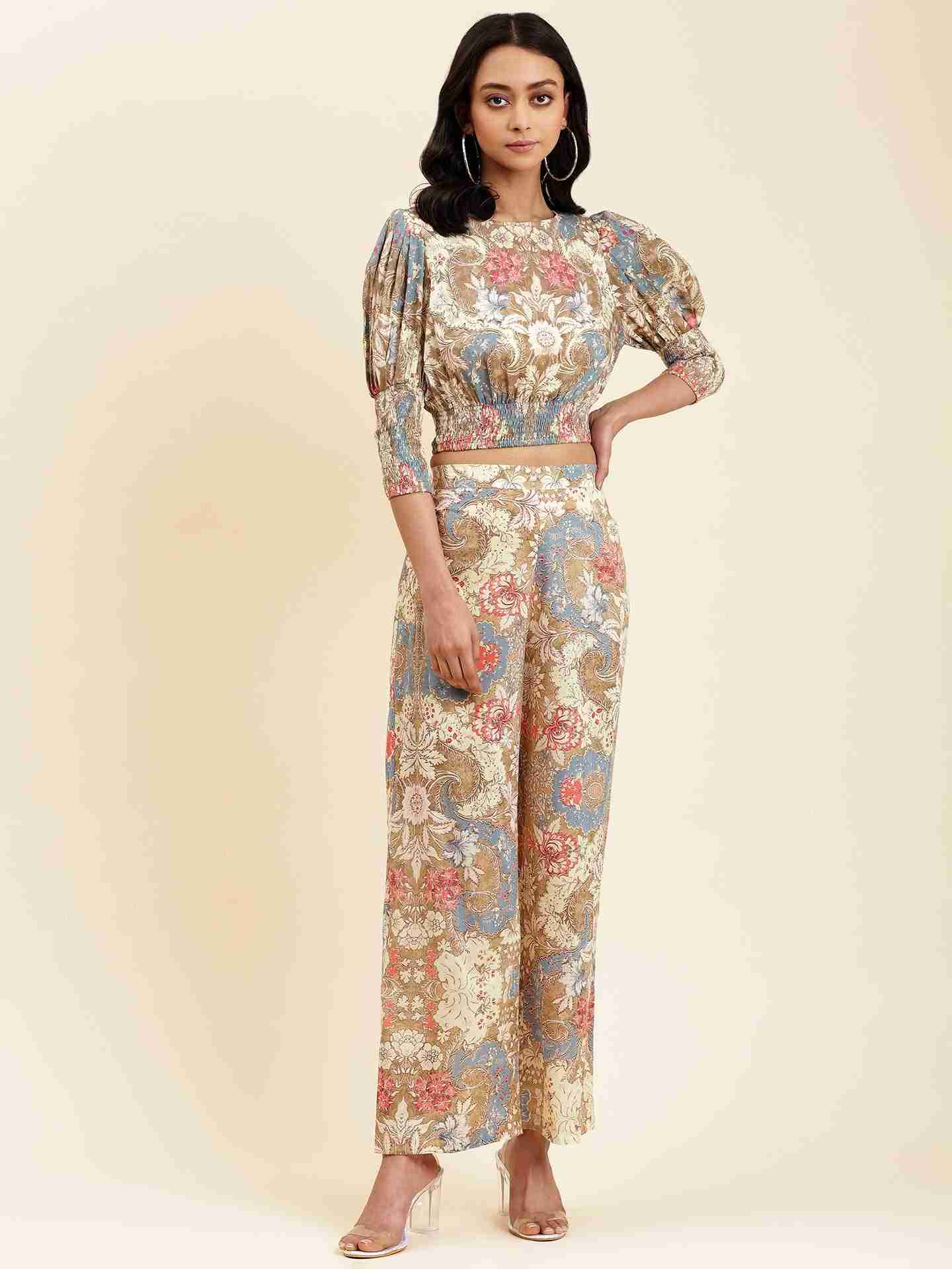 Ecru Tasvika Co-Ord Set