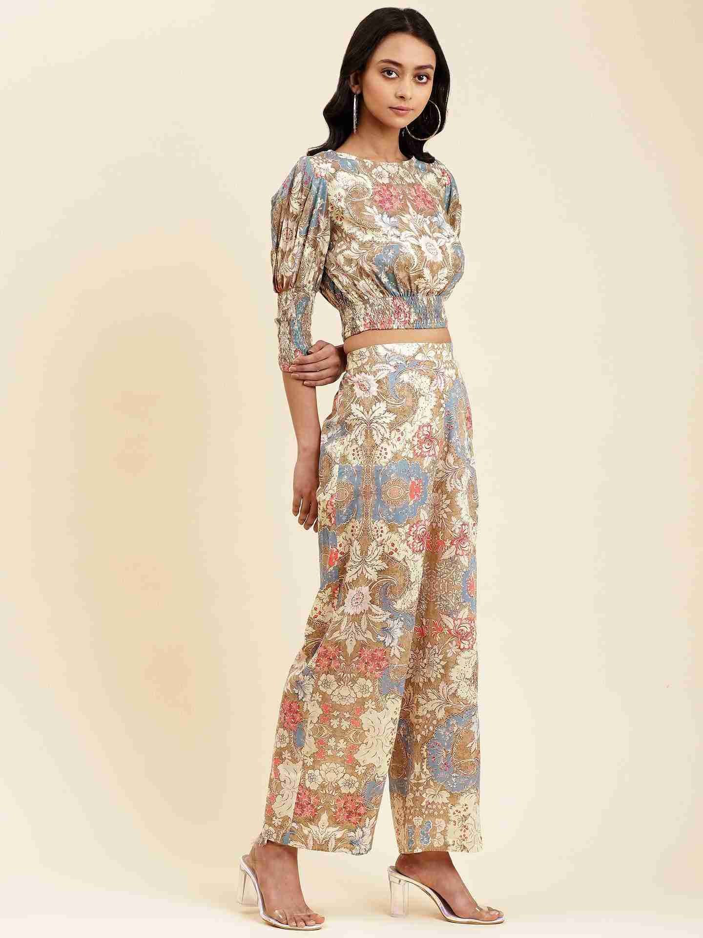Ecru Tasvika Co-Ord Set