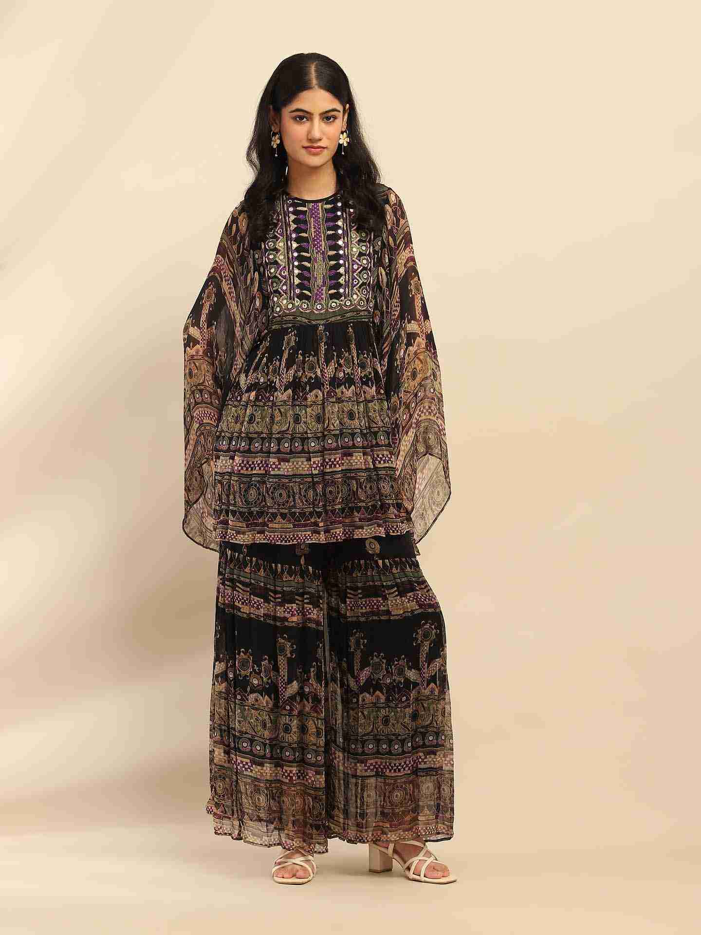 Black Tanishqa Co-ord Set