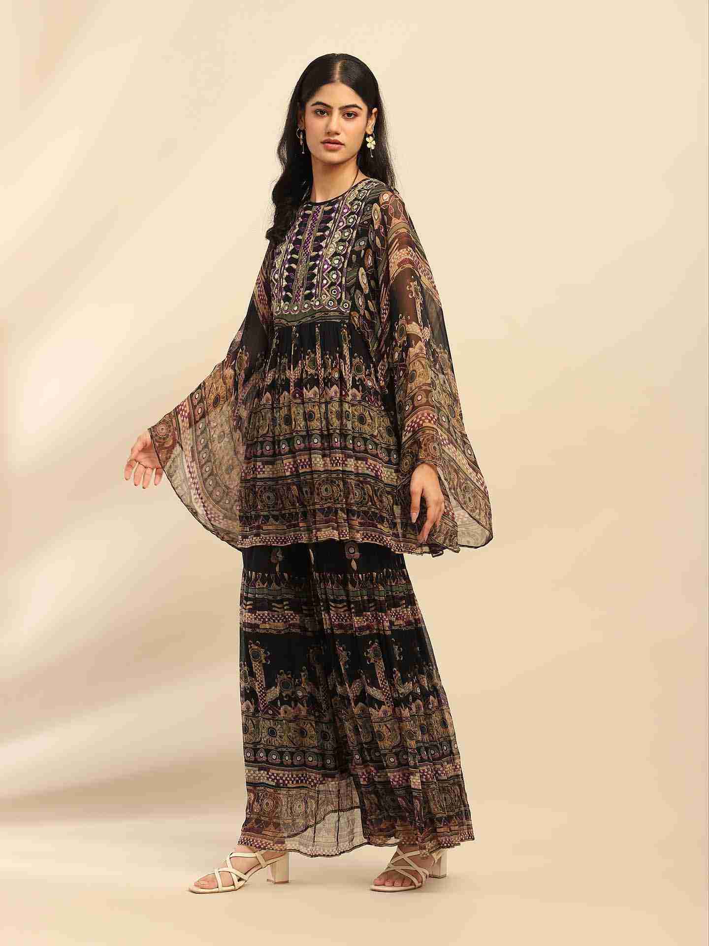 Black Tanishqa Co-ord Set