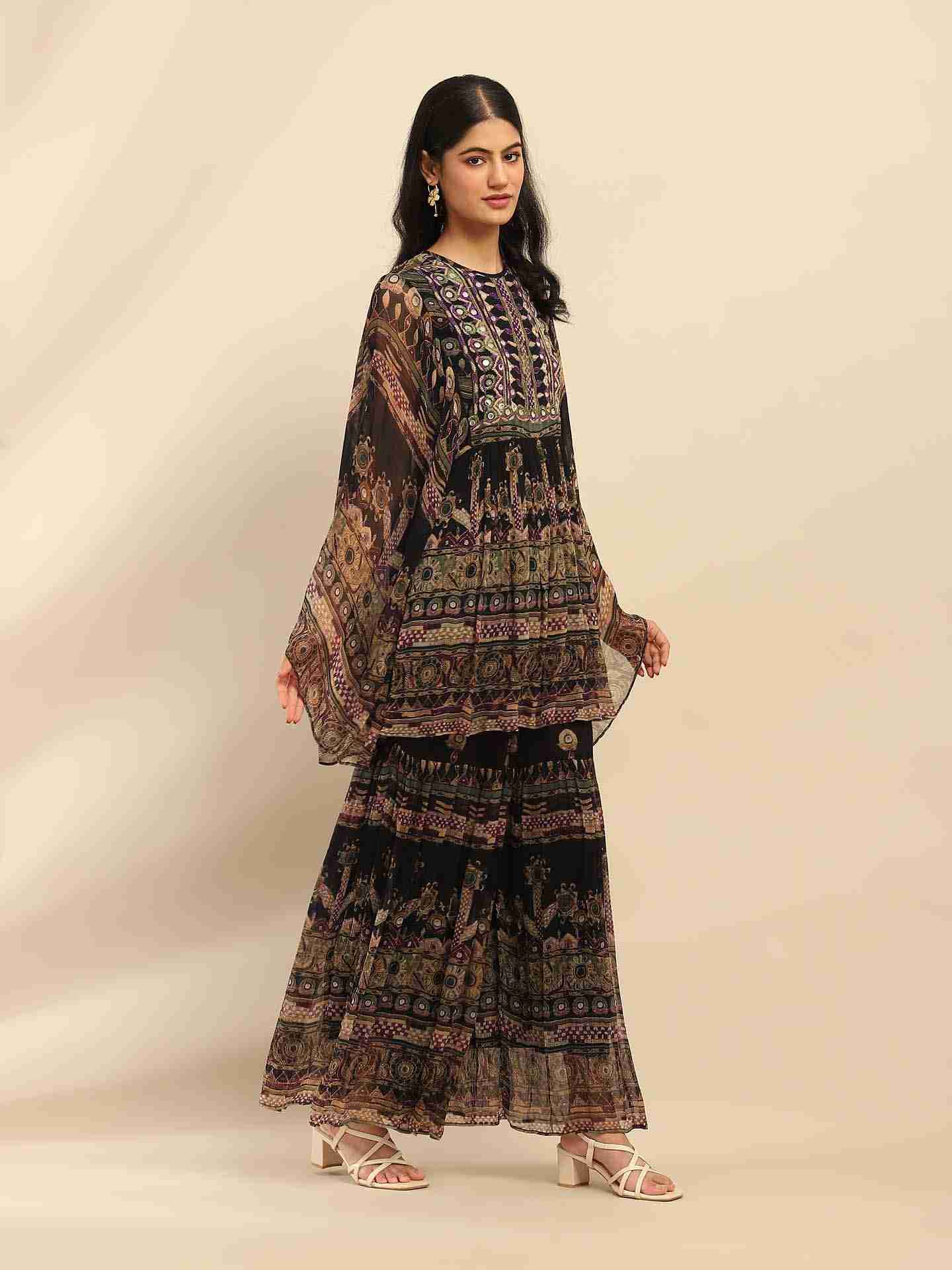 Black Tanishqa Co-ord Set