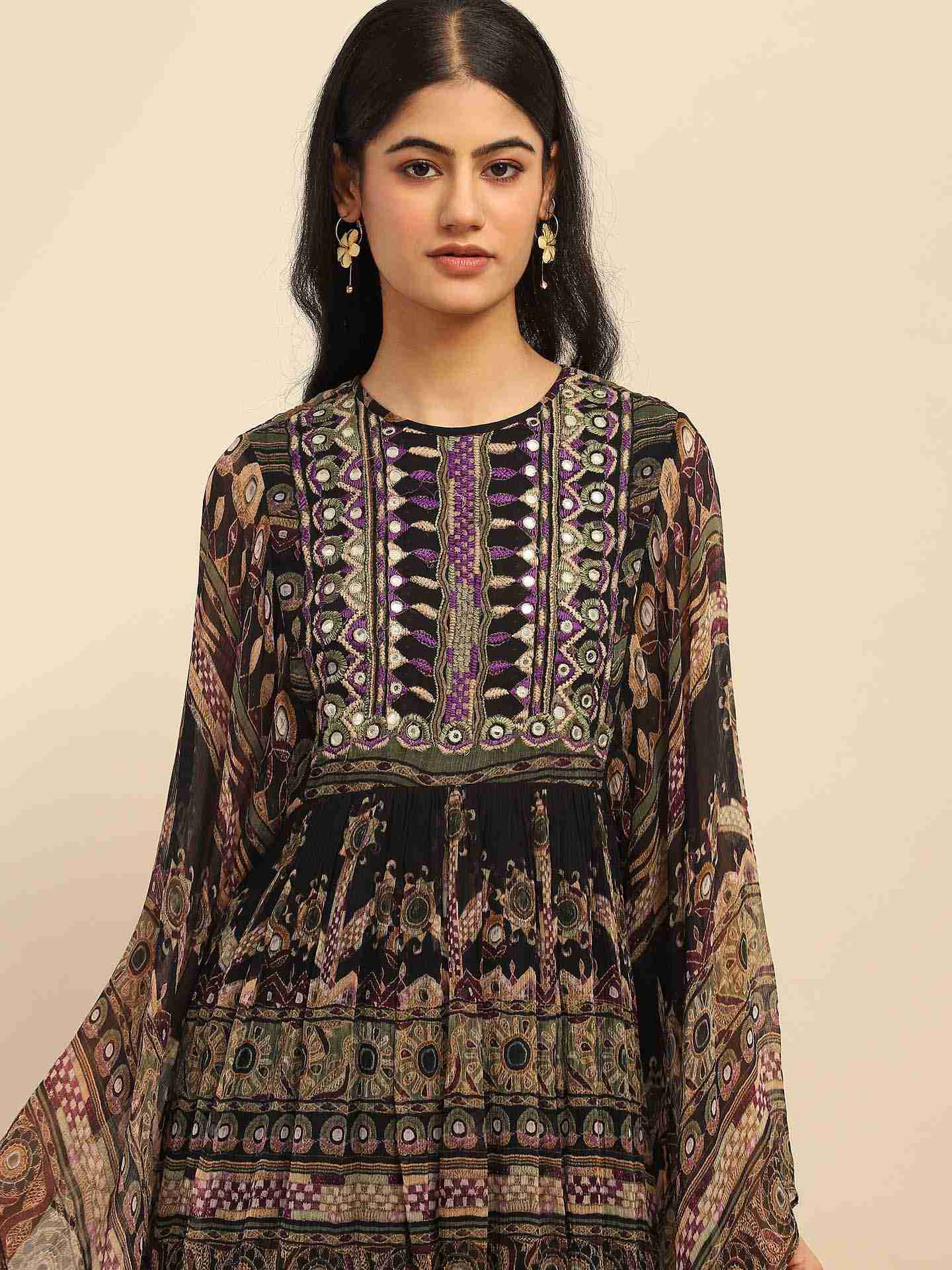 Black Tanishqa Co-ord Set