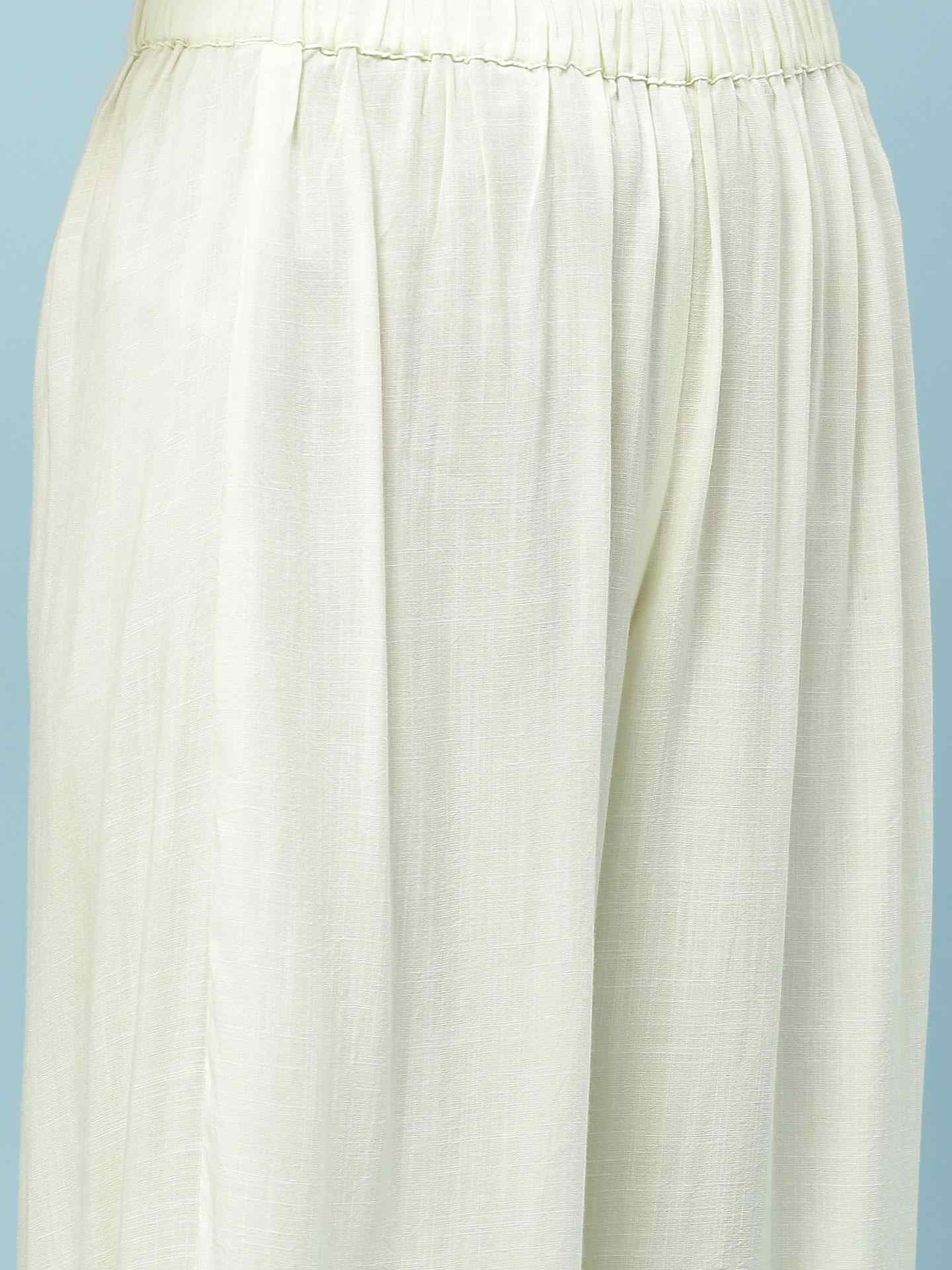 Lemon Yellow Darika Solid Suit Set