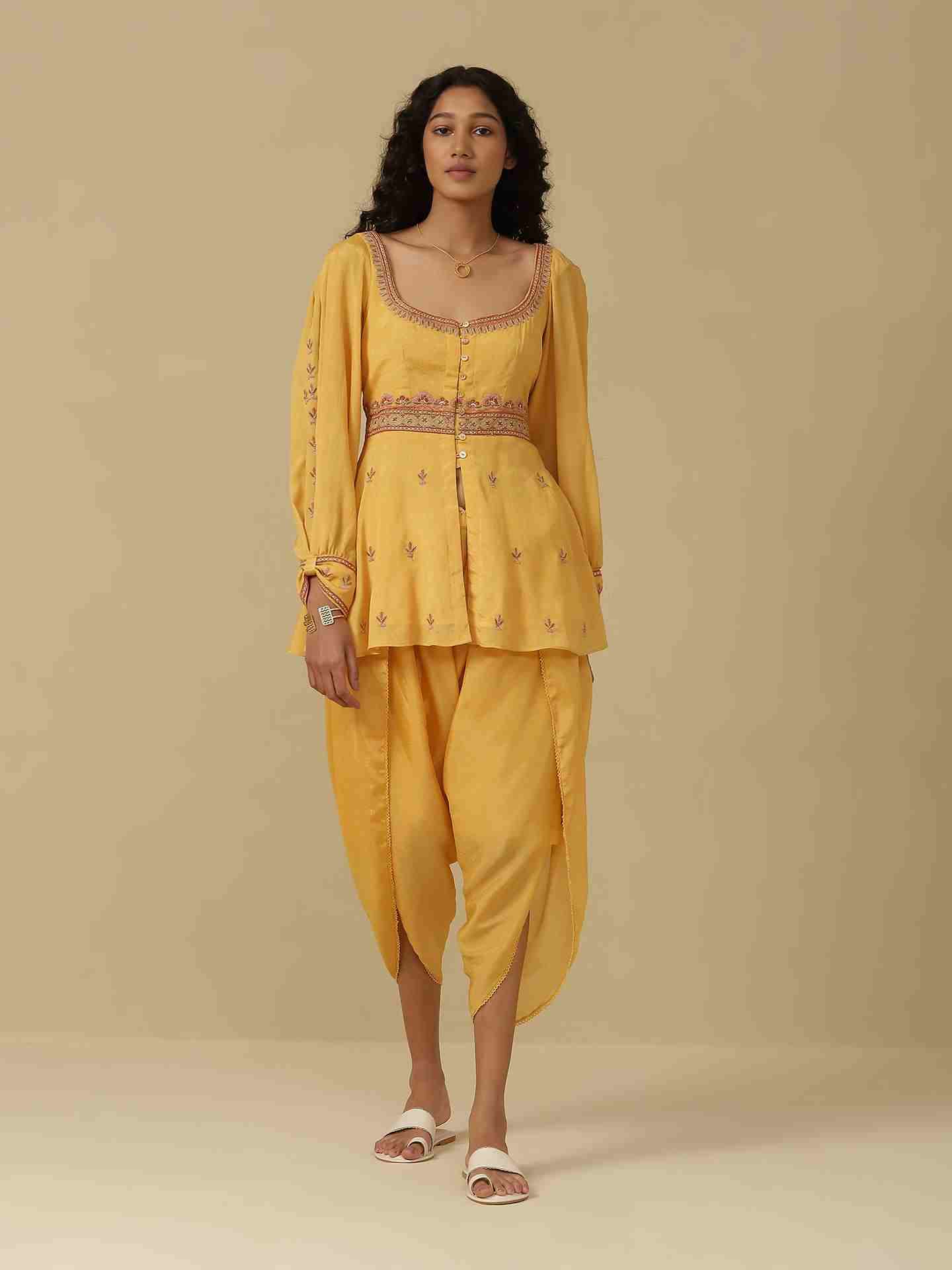 Yellow Sakura Co-Ord Set