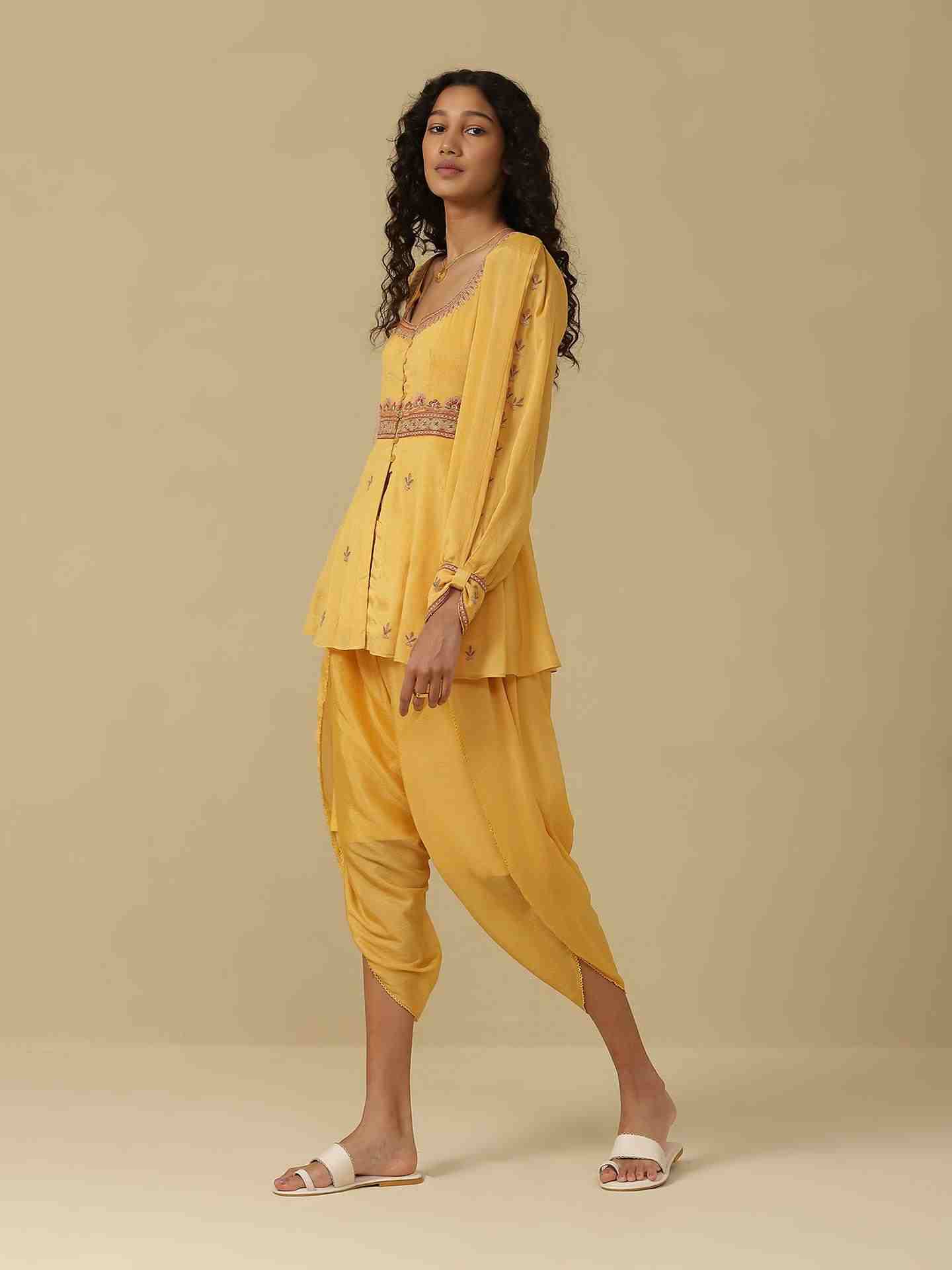 Yellow Sakura Co-Ord Set