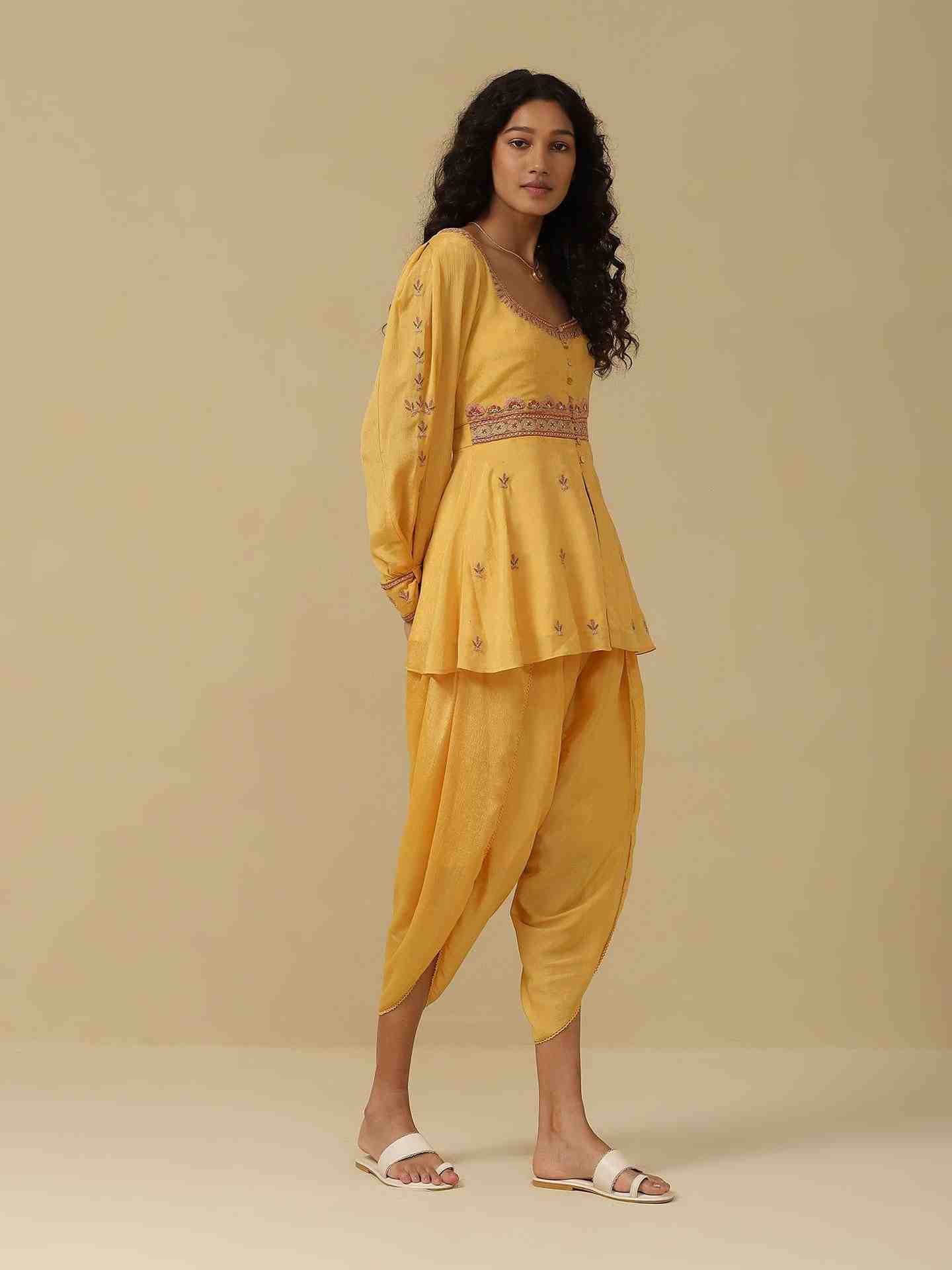 Yellow Sakura Co-Ord Set
