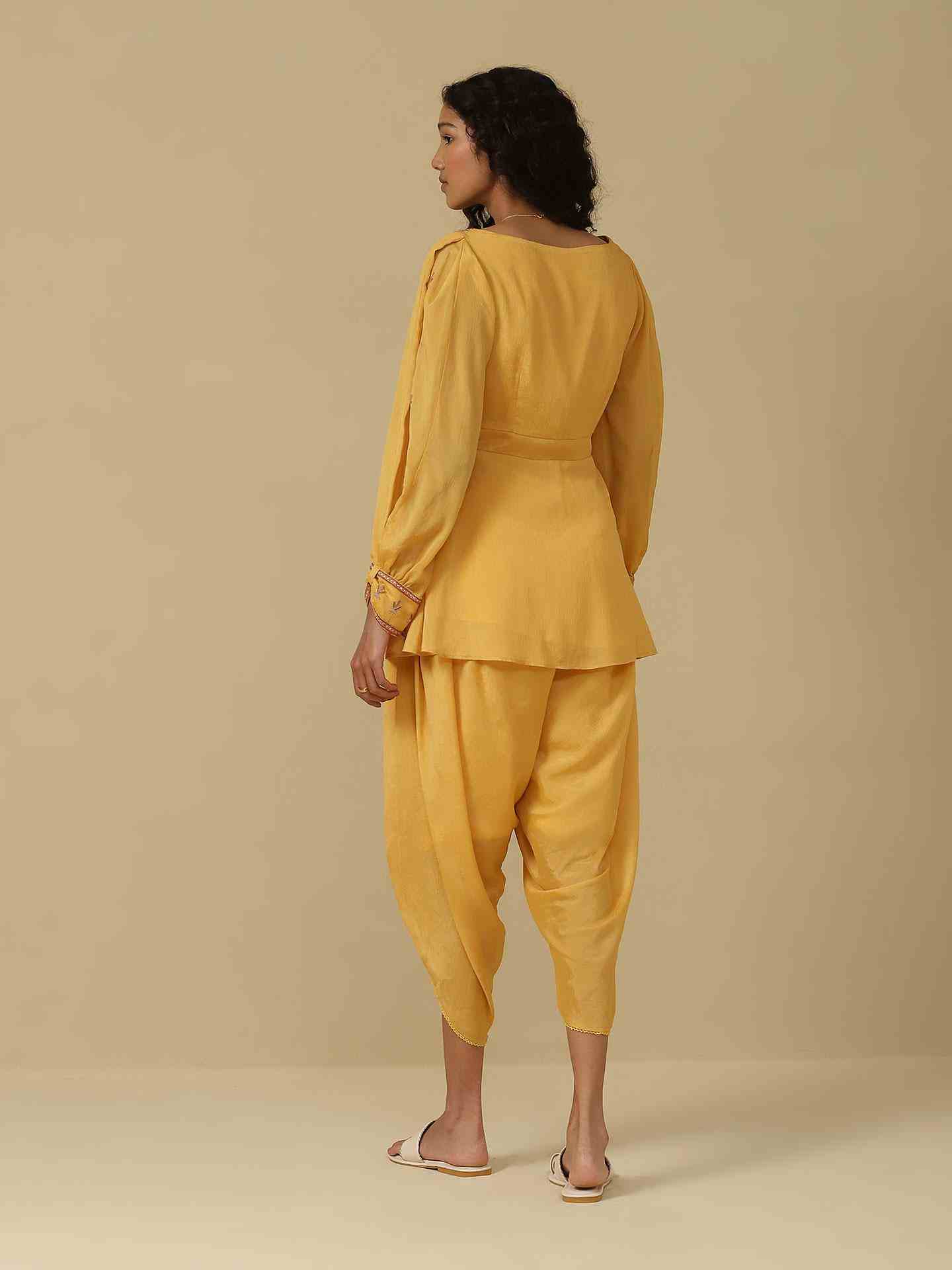 Yellow Sakura Co-Ord Set