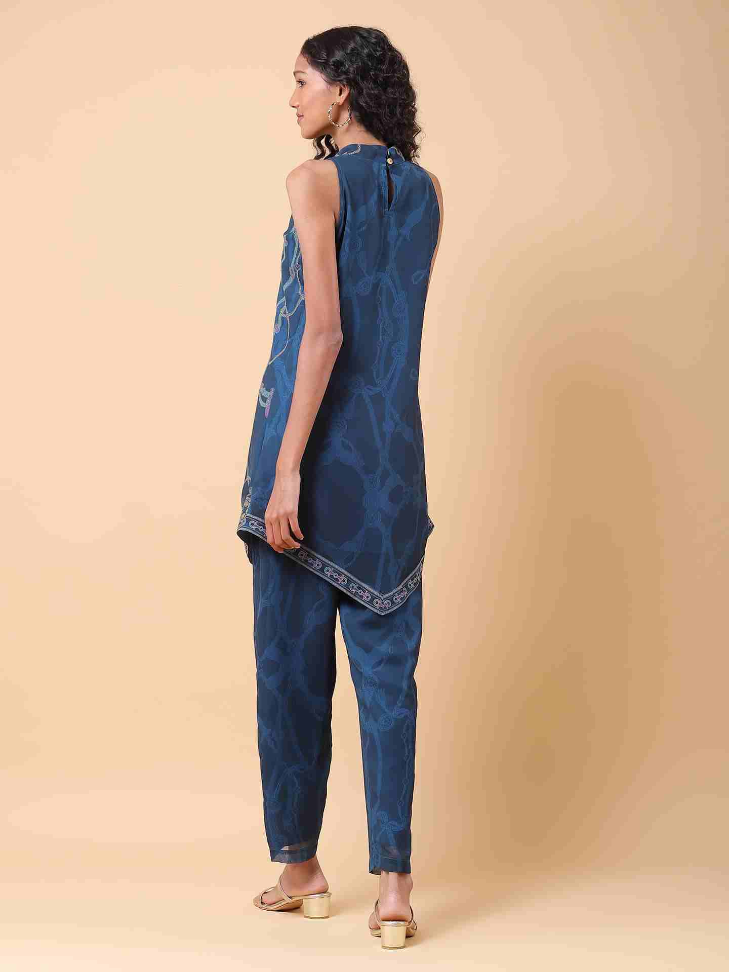 Teal Harper Kurta Set