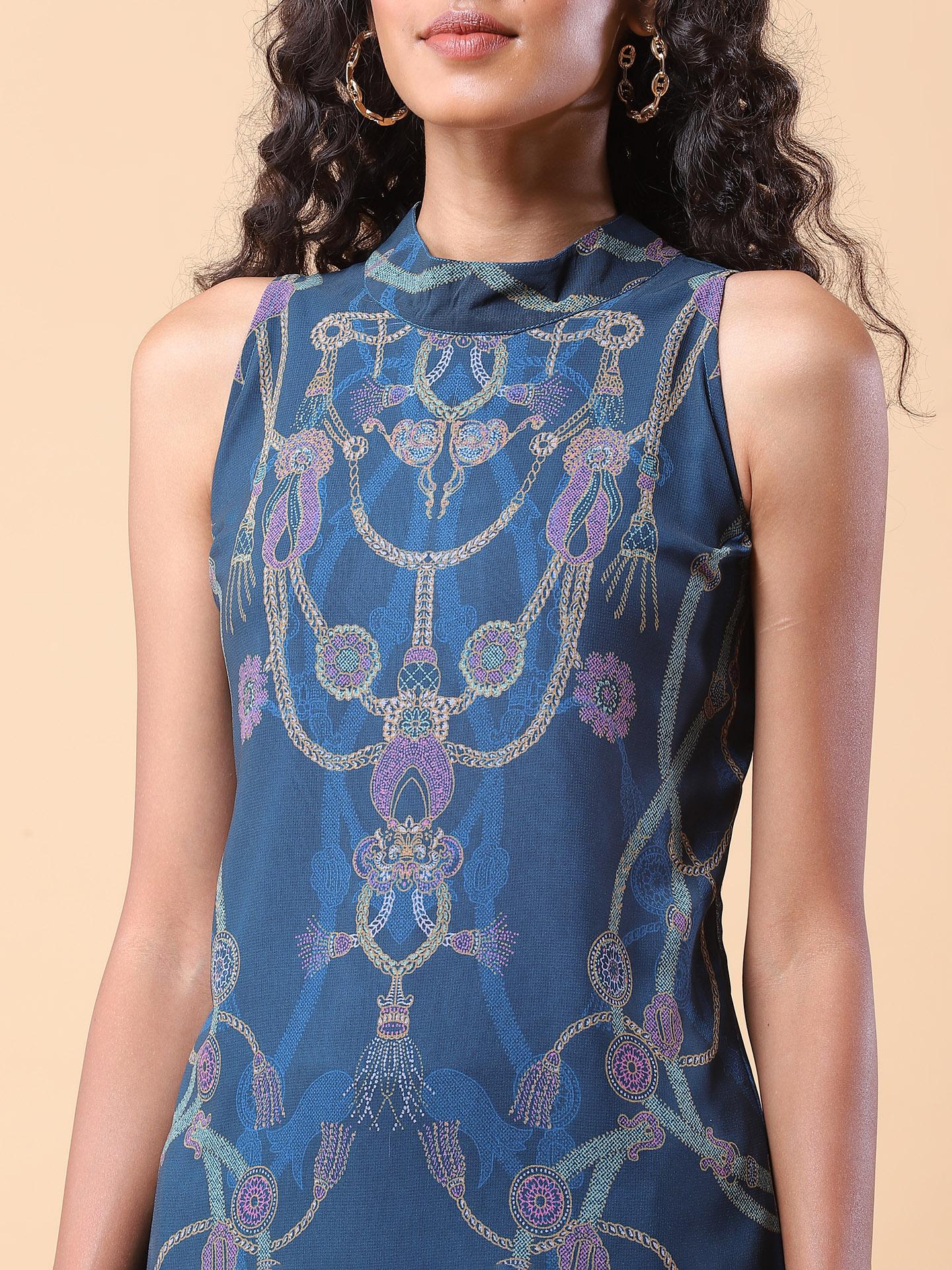 Teal Harper Kurta Set