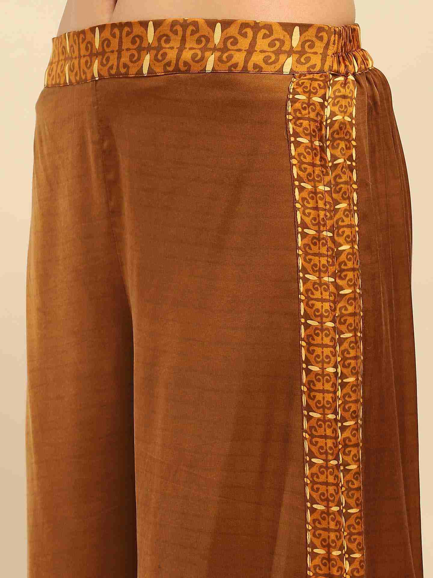 Brown Maple Co-ord Set