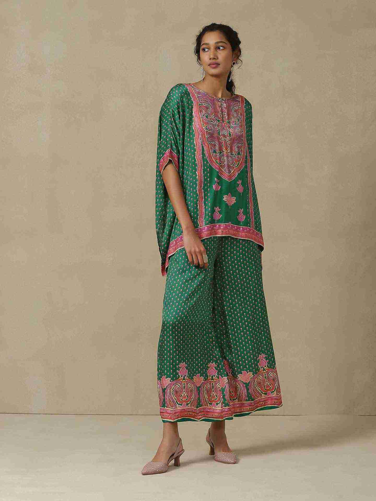 Jade Green Abeer Co-Ord Set