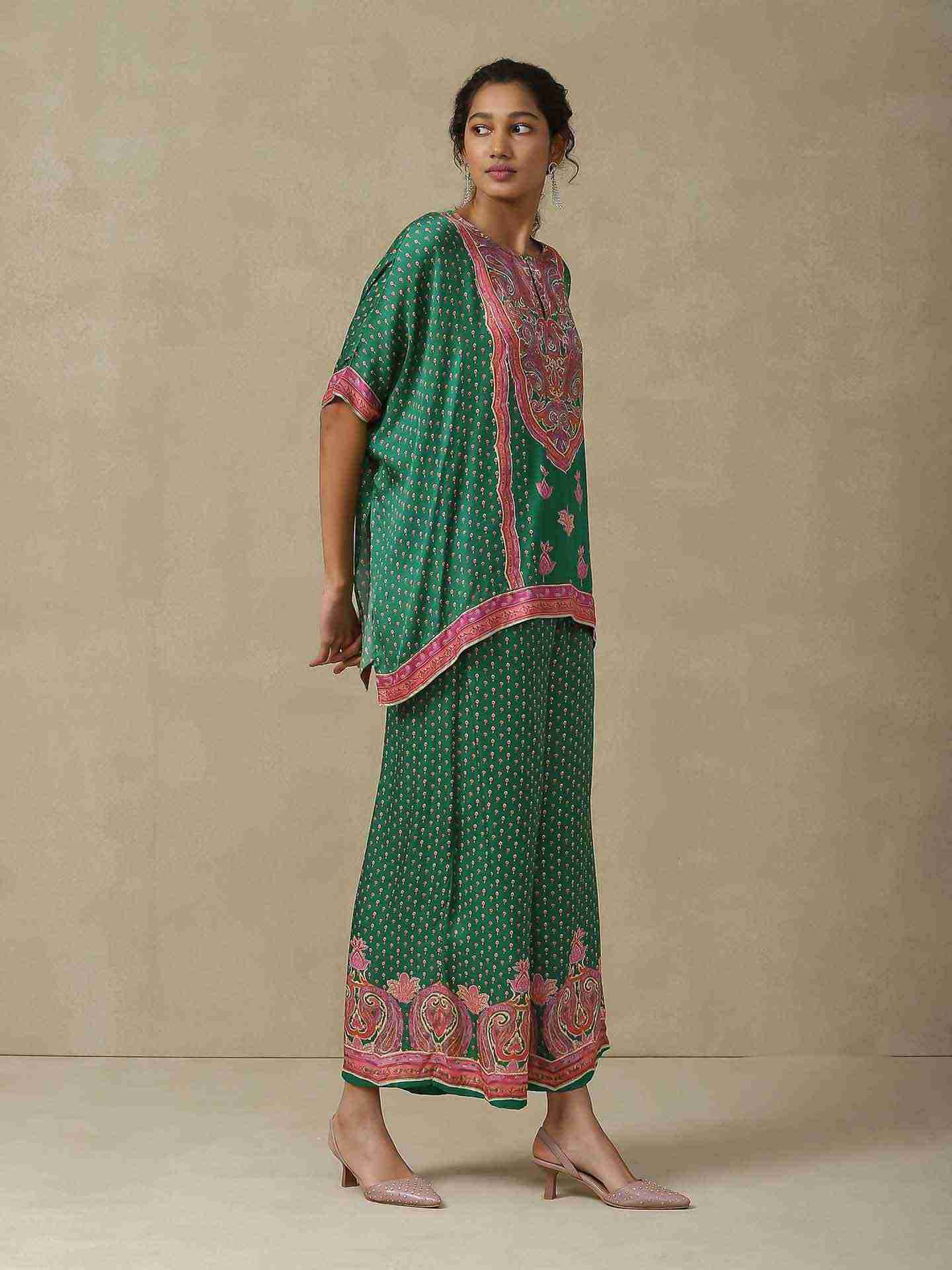 Jade Green Abeer Co-Ord Set