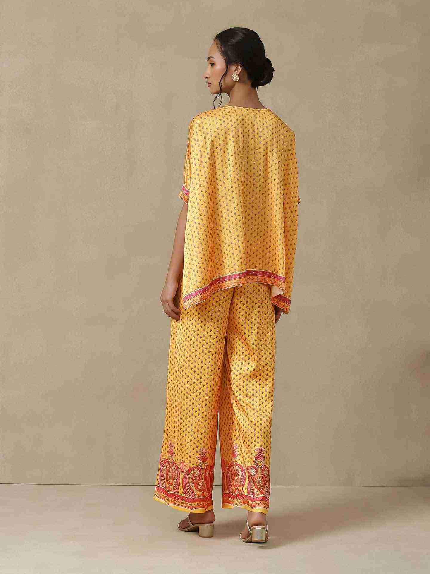 Sun Yellow Abeer Co-Ord Set