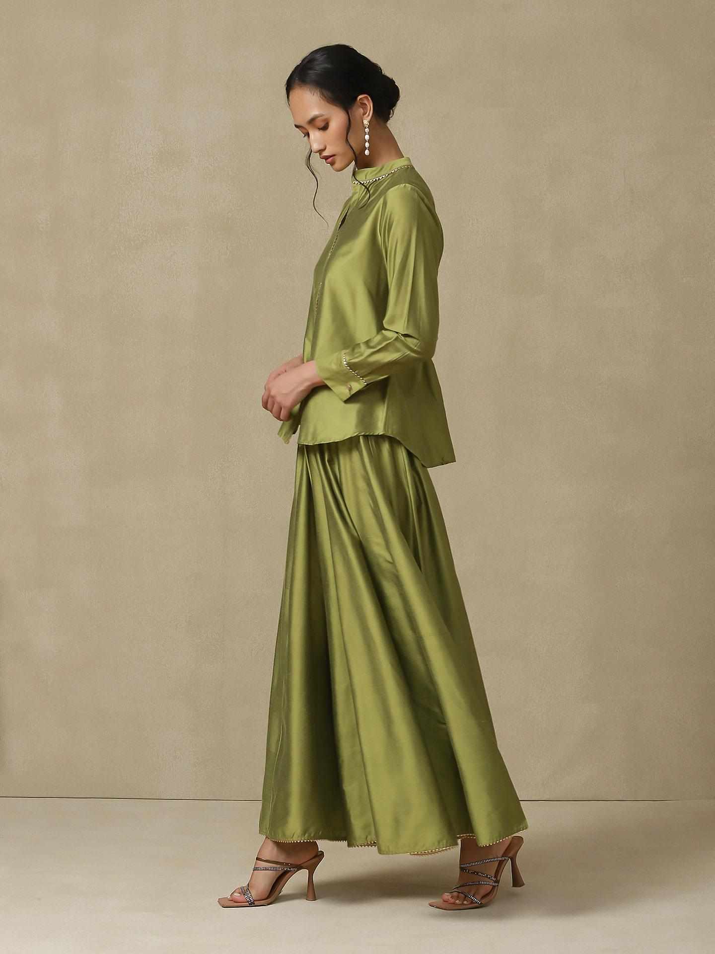 Green Sunehra Co-Ord Set