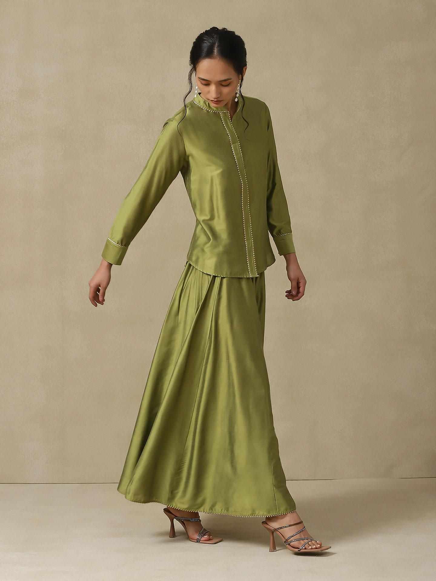 Green Sunehra Co-Ord Set