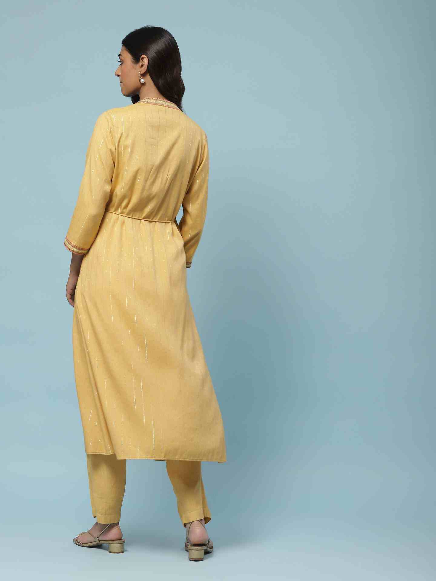 Yellow Amrat Suit Set