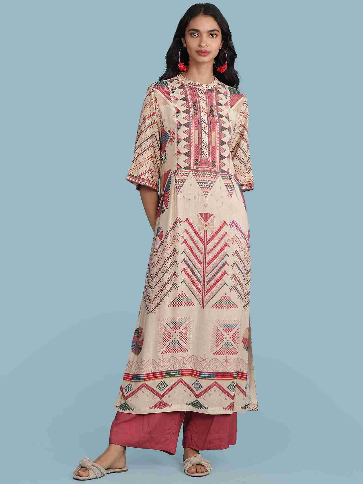Ecru Swasashtra Suit Set