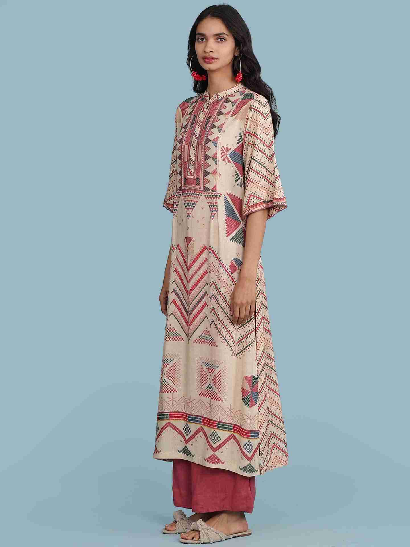 Ecru Swasashtra Suit Set