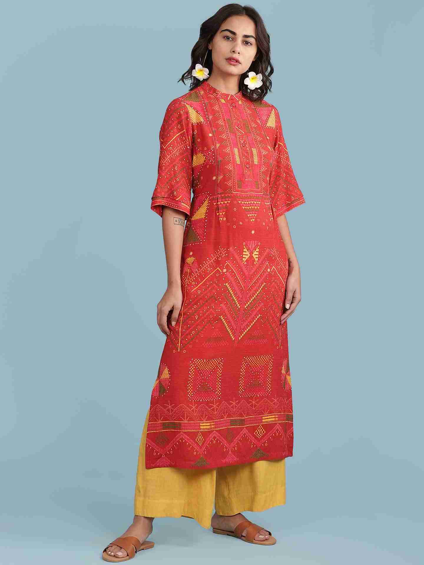 Rust Swasashtra Suit Set