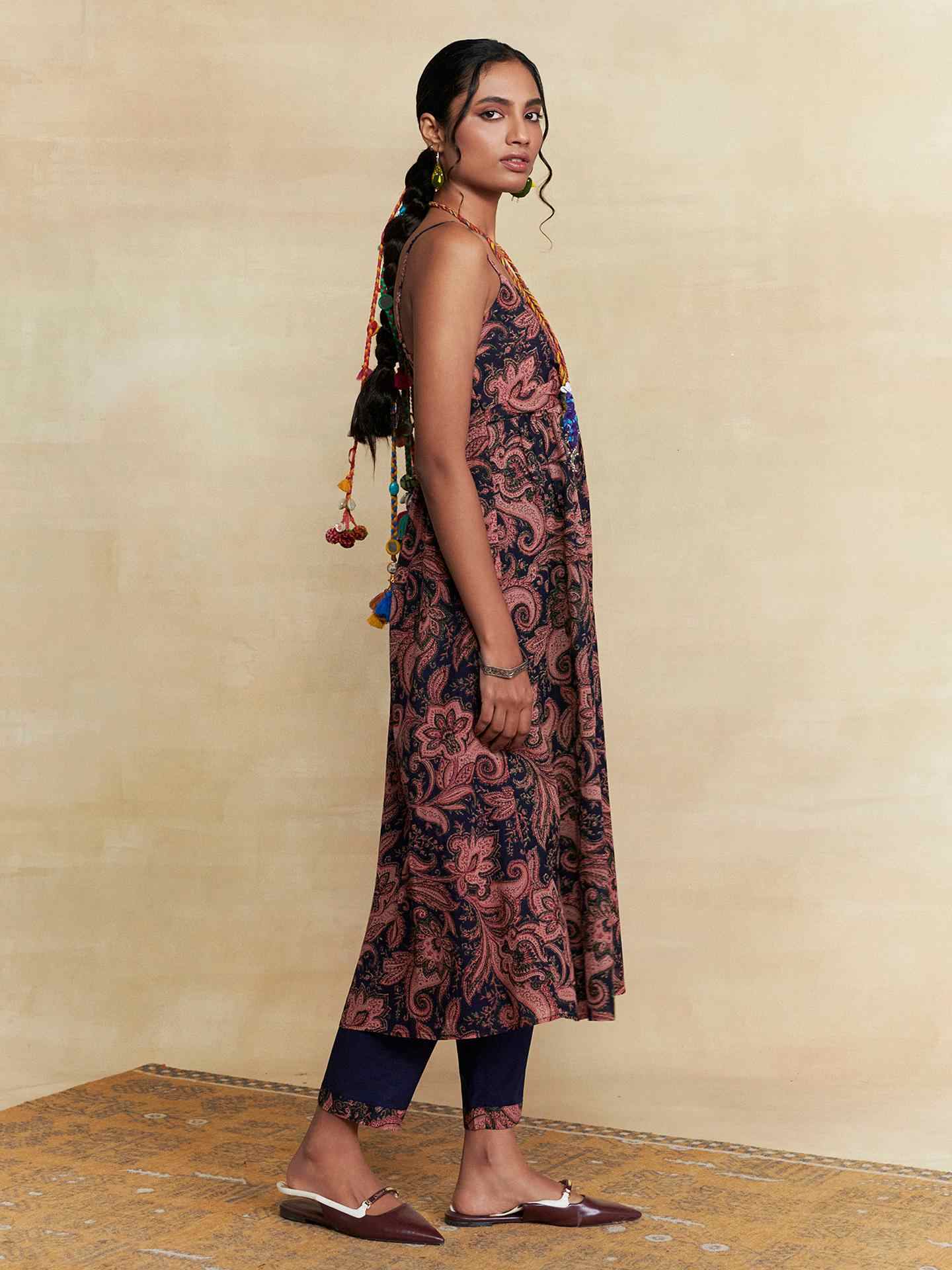 Navy Lily Bloom Co-Ord Set