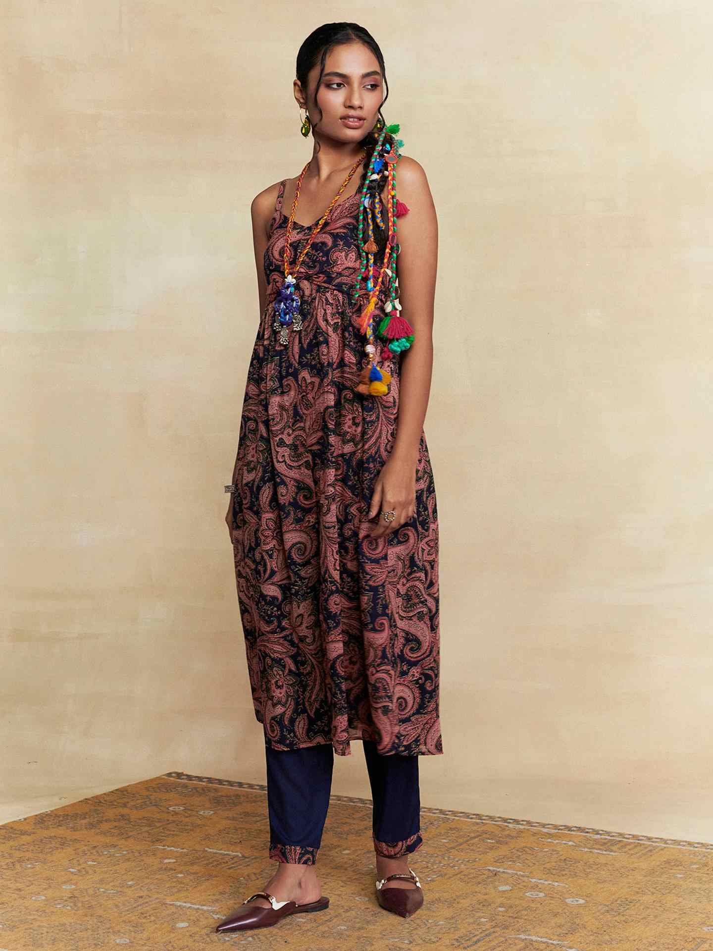 Navy Lily Bloom Co-Ord Set