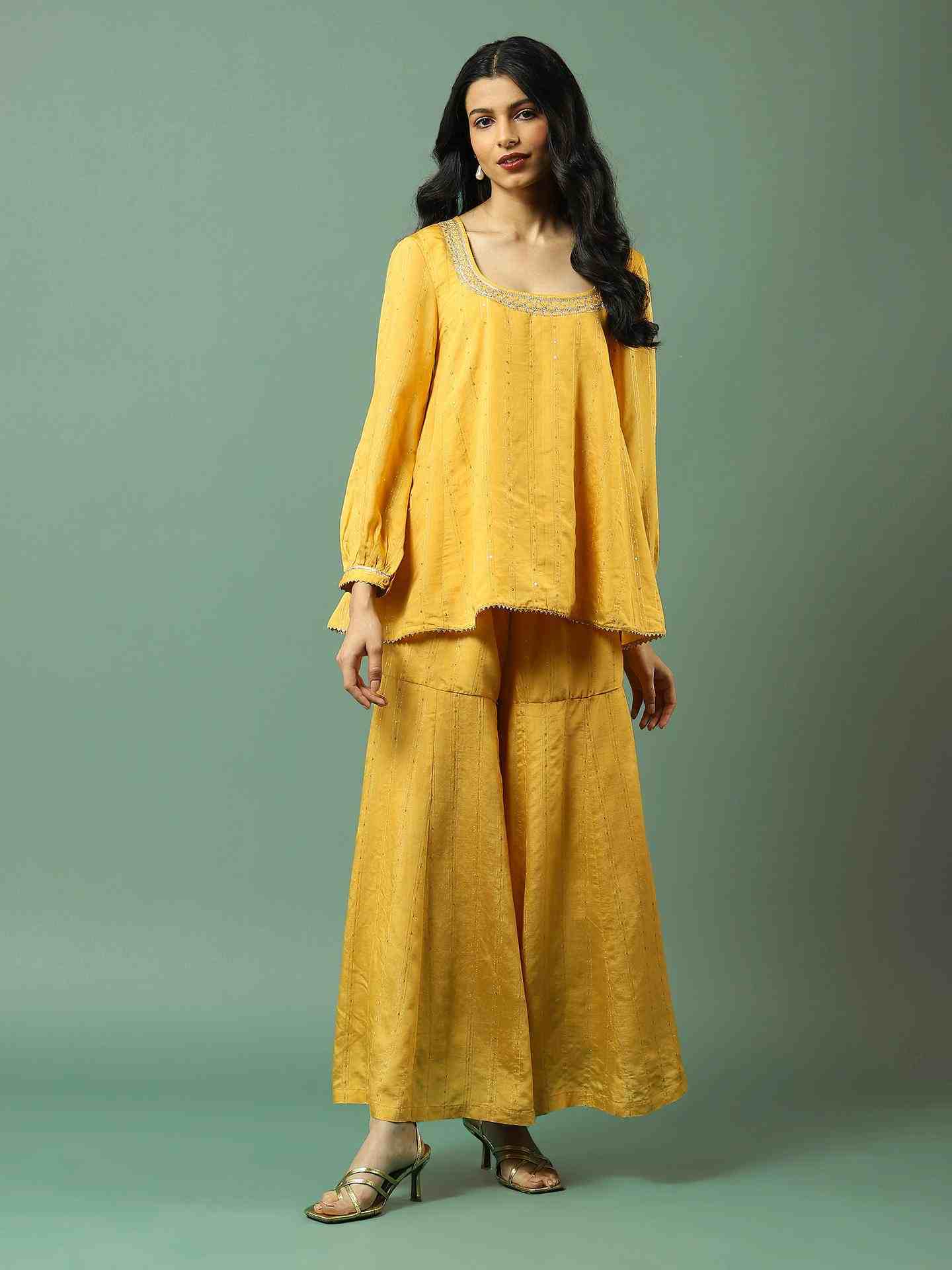 Yellow Gauhar Co-Ord Set