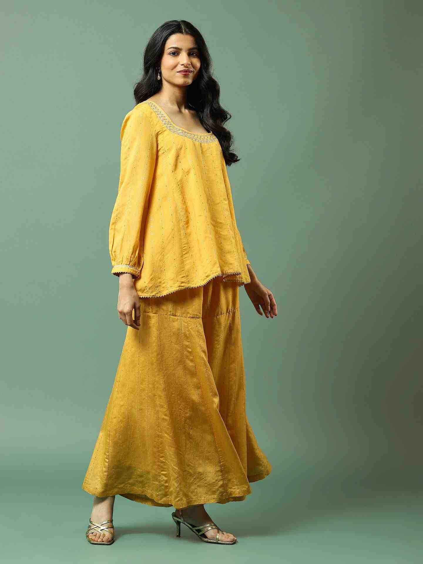 Yellow Gauhar Co-Ord Set