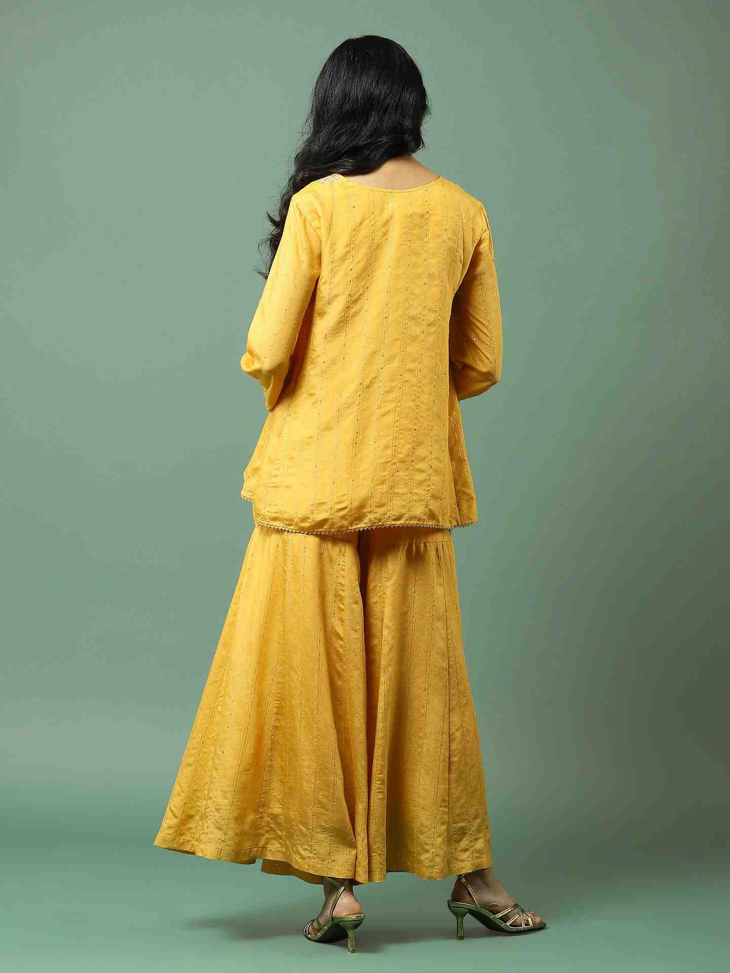 Yellow Gauhar Co-Ord Set