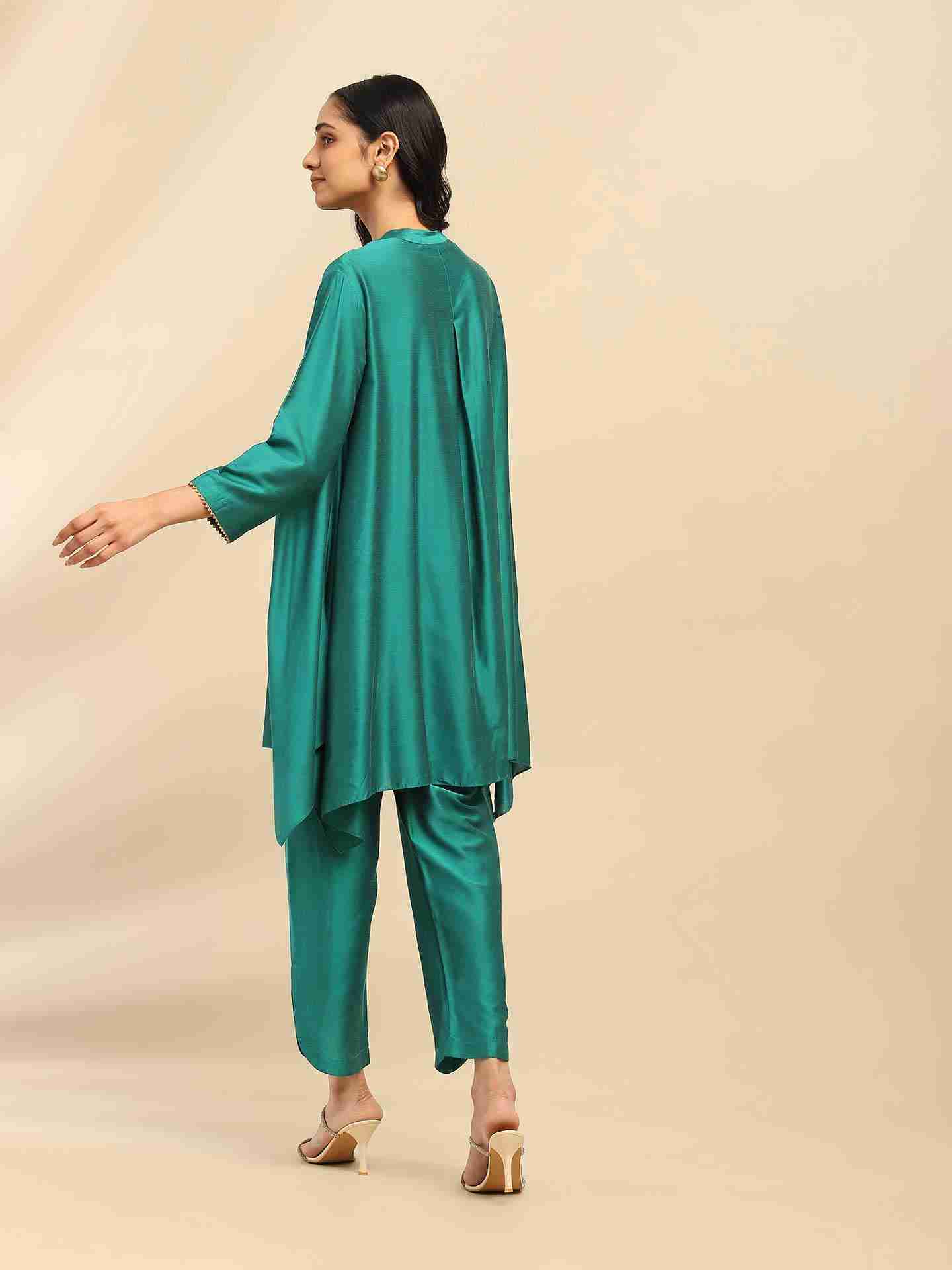 Green Samaira Kurta Set