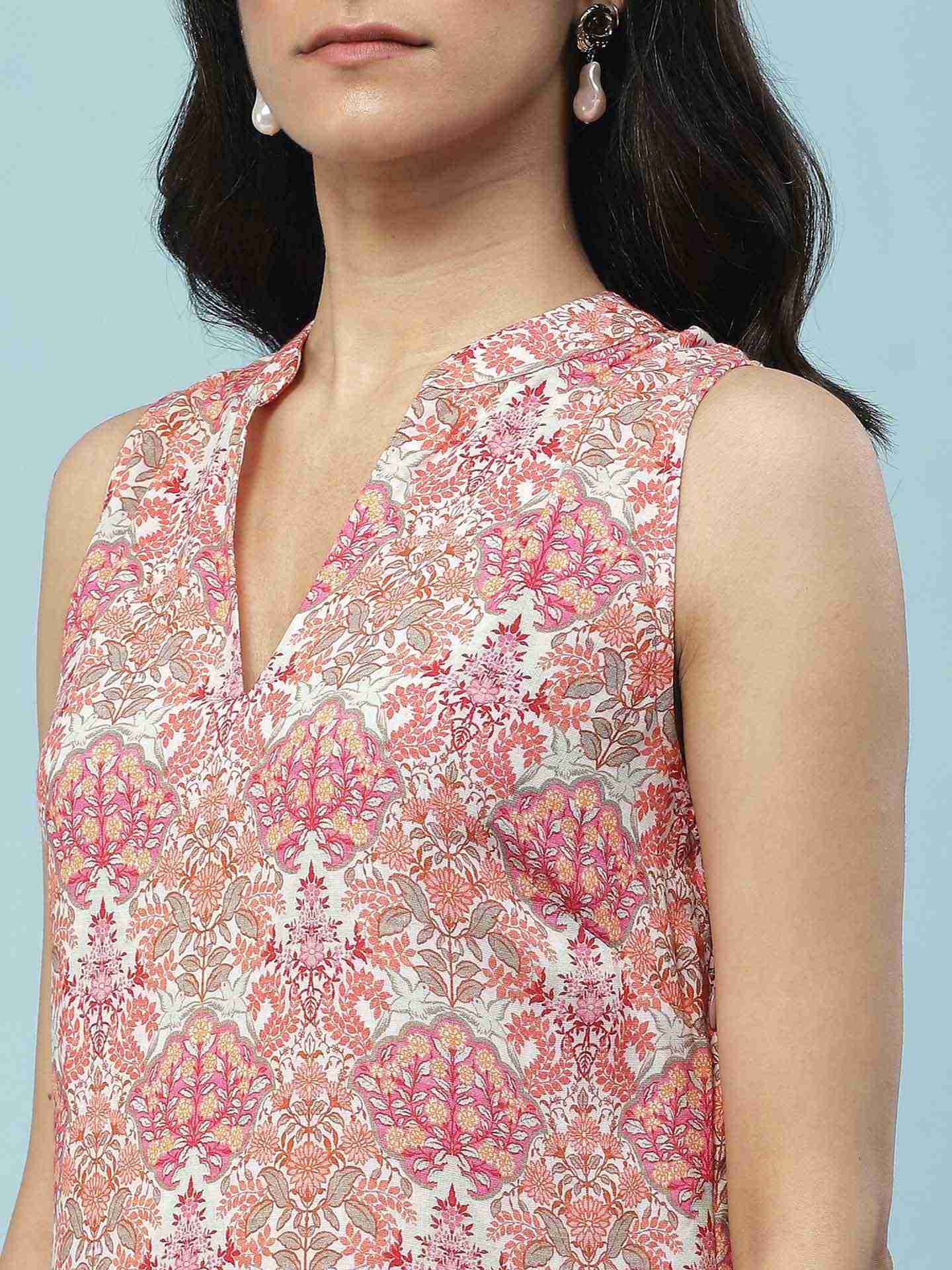 Pink Islamic Butti Suit Set