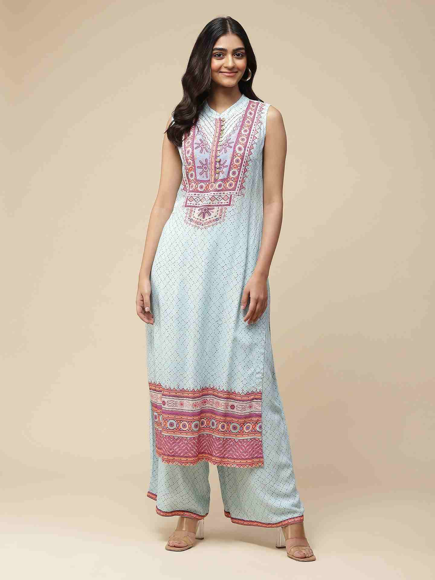 Blue Bridu Suit Set
