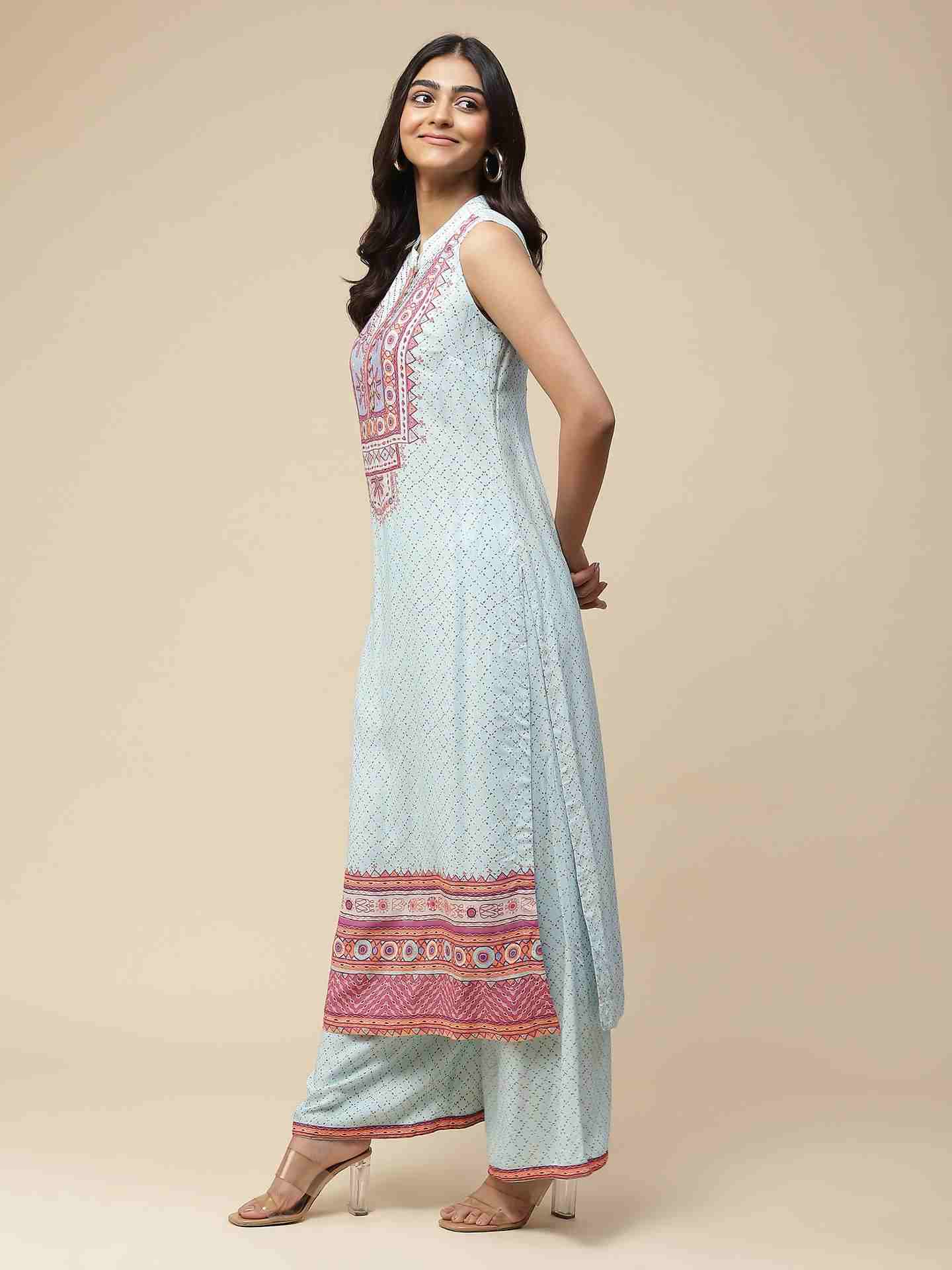 Blue Bridu Suit Set