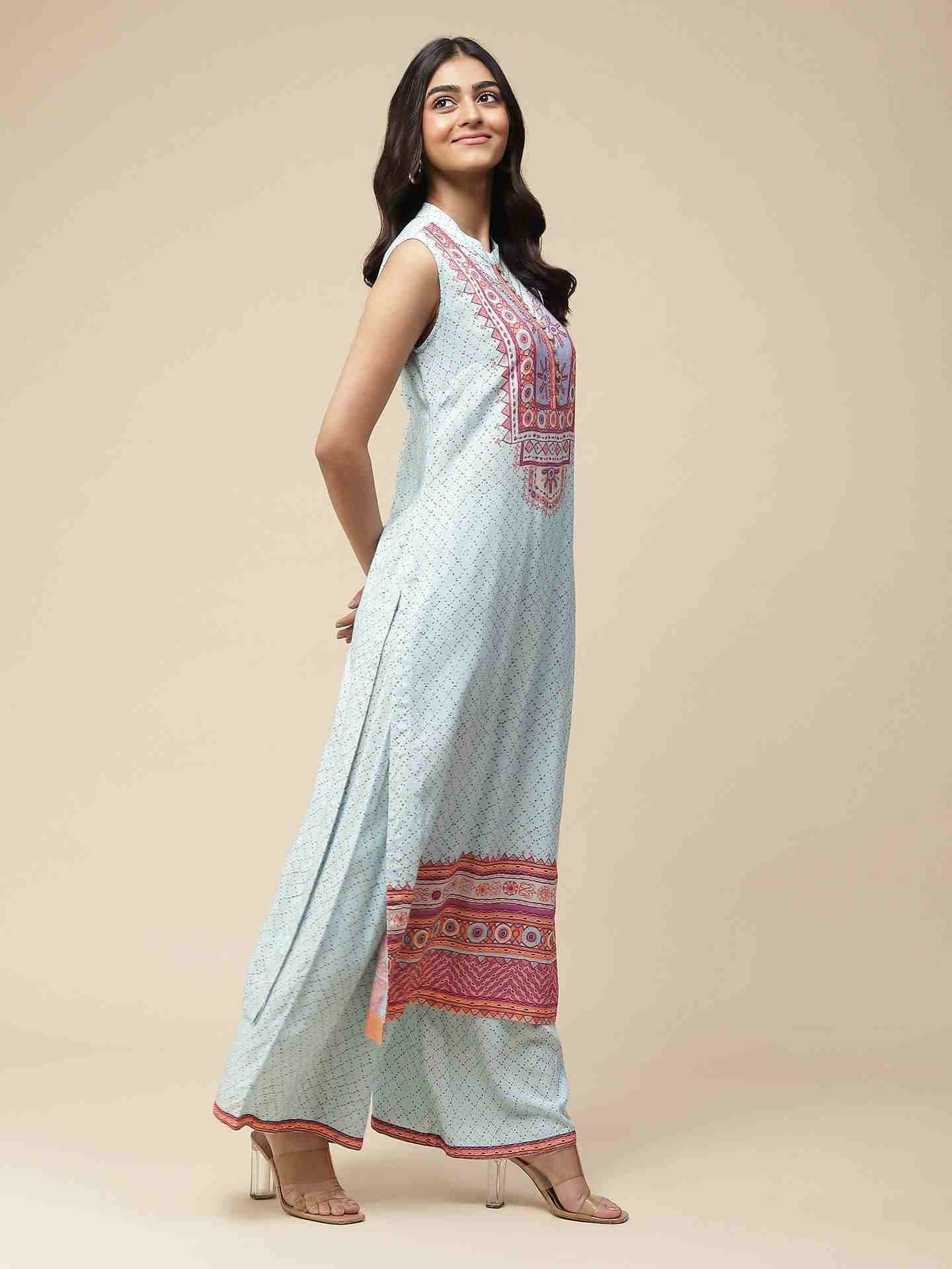 Blue Bridu Suit Set