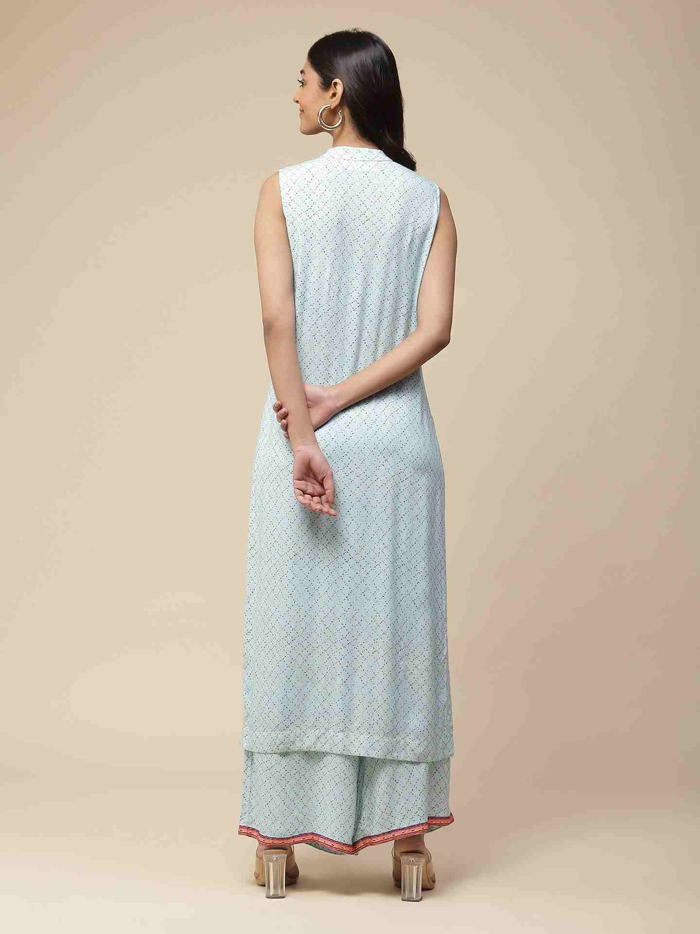 Blue Bridu Suit Set