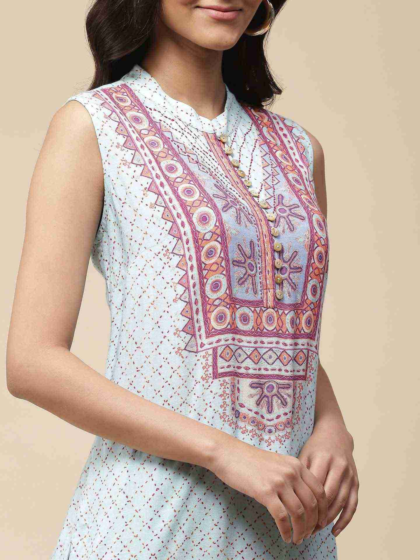 Blue Bridu Suit Set