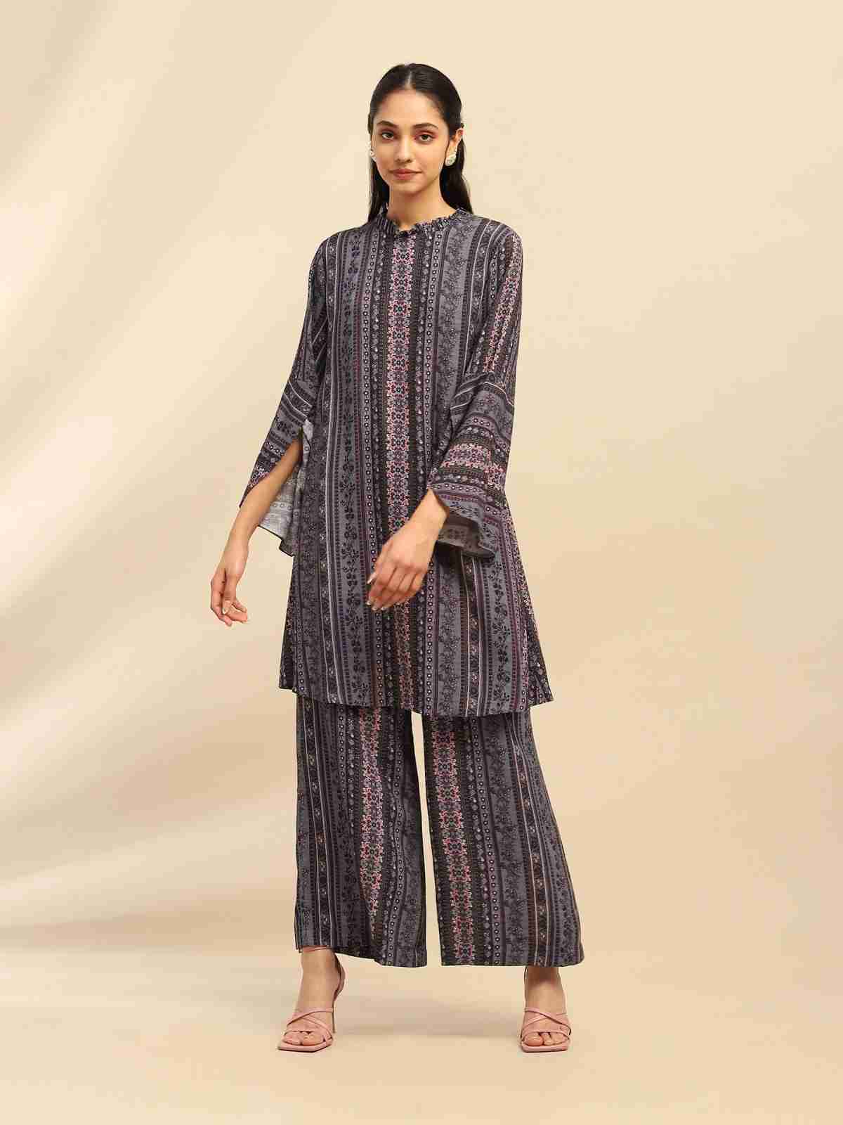 Blue Meera Kurta Set