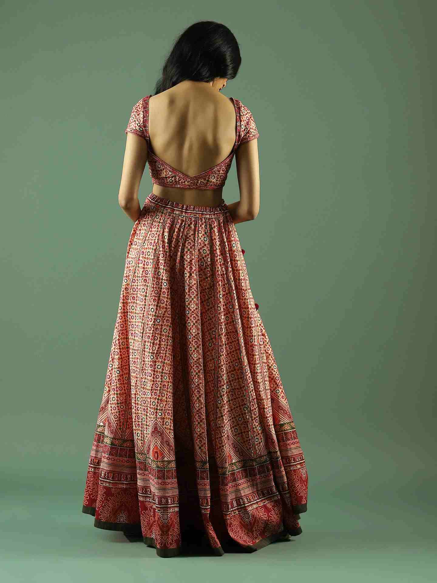 Pink Jiva Lehenga Set