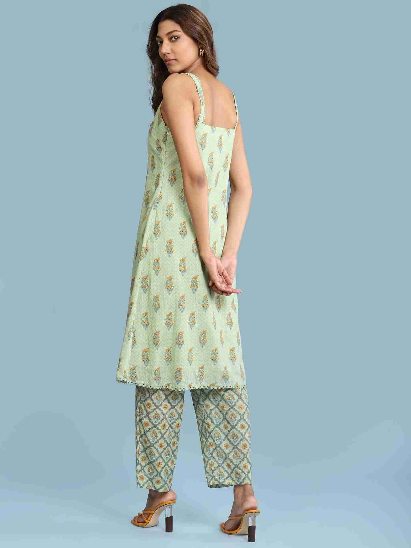 Green Aranya Suit Set