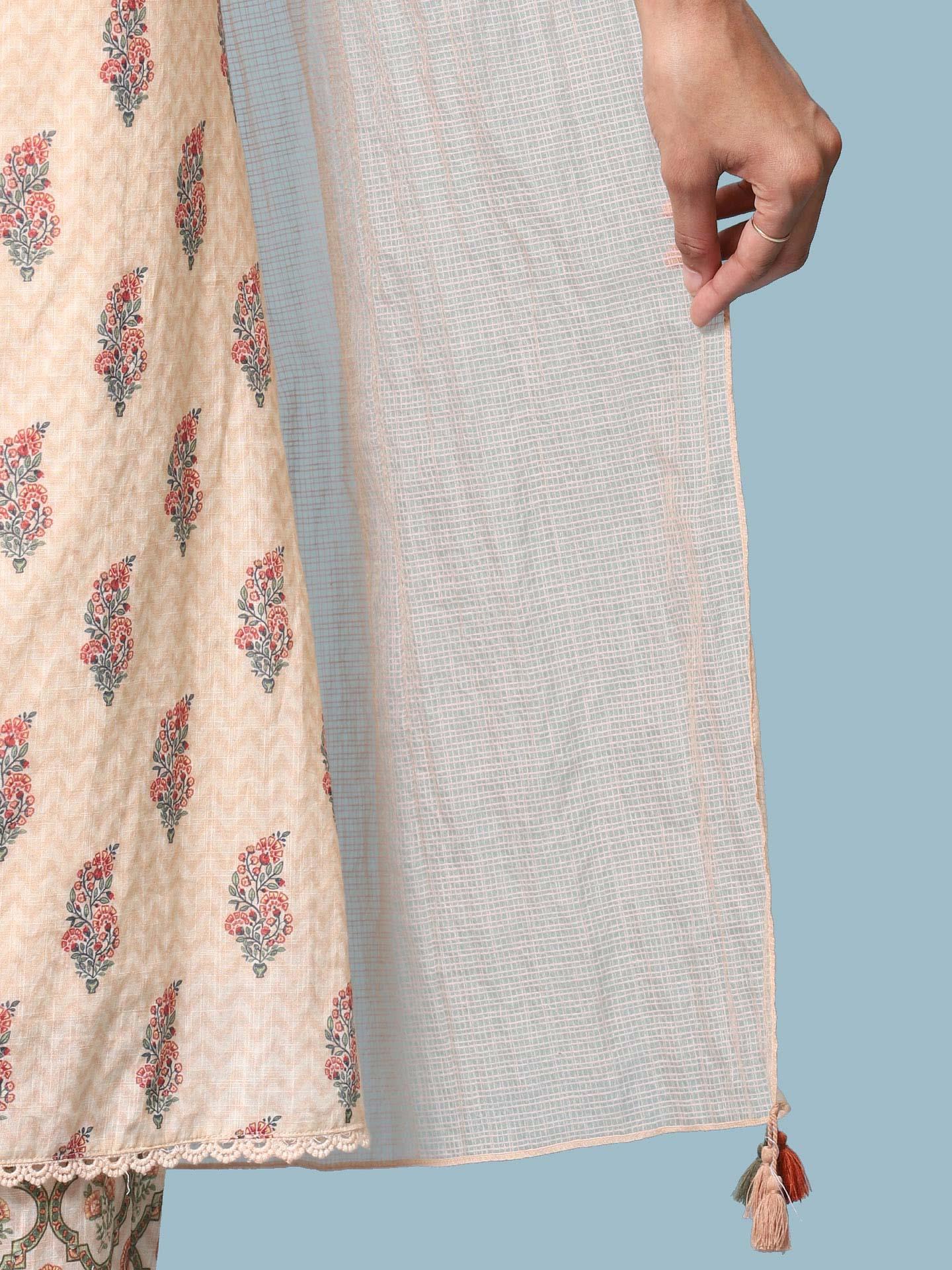 Peach Aranya Suit Set