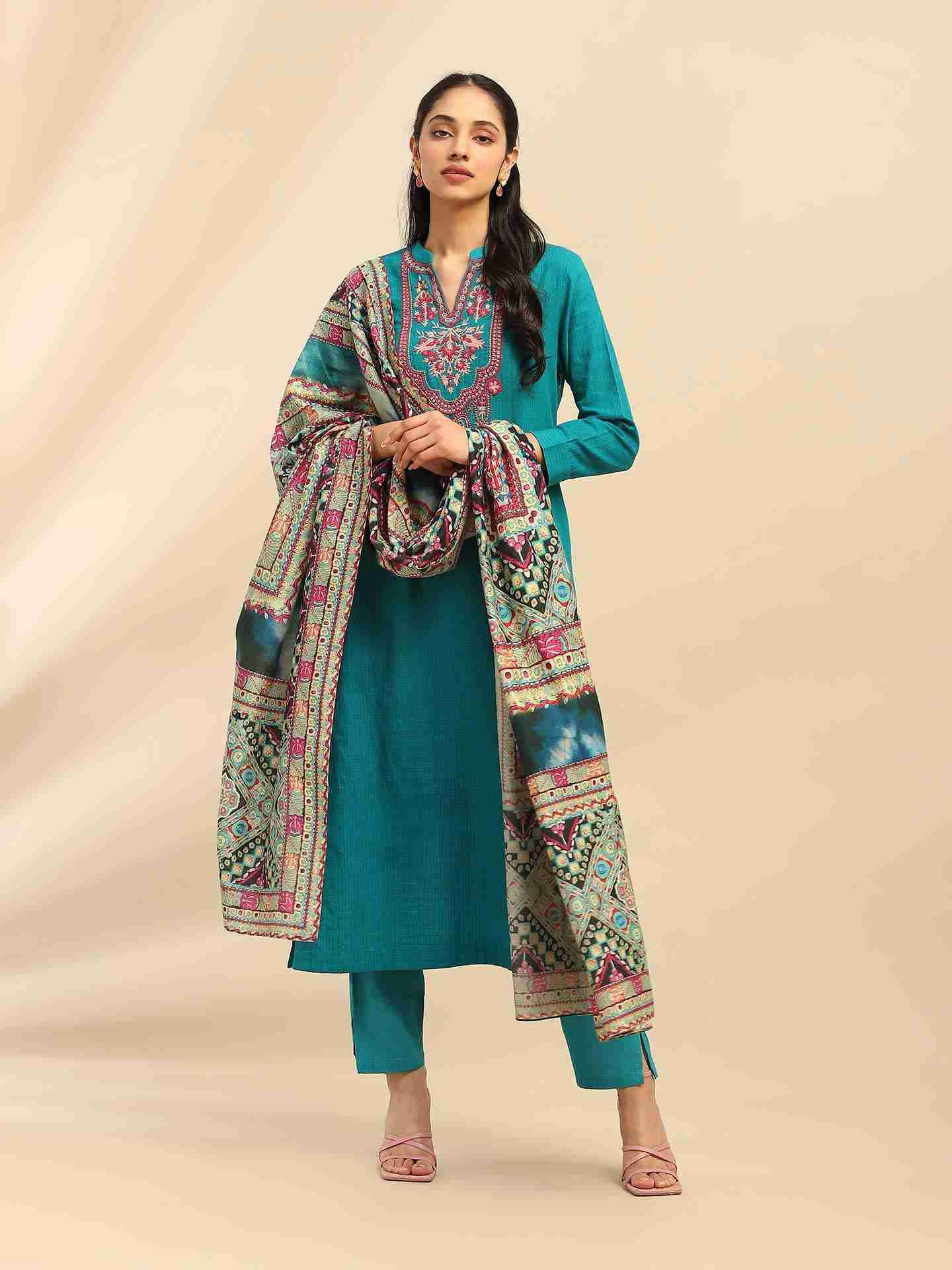 Blue Naina Suit Set